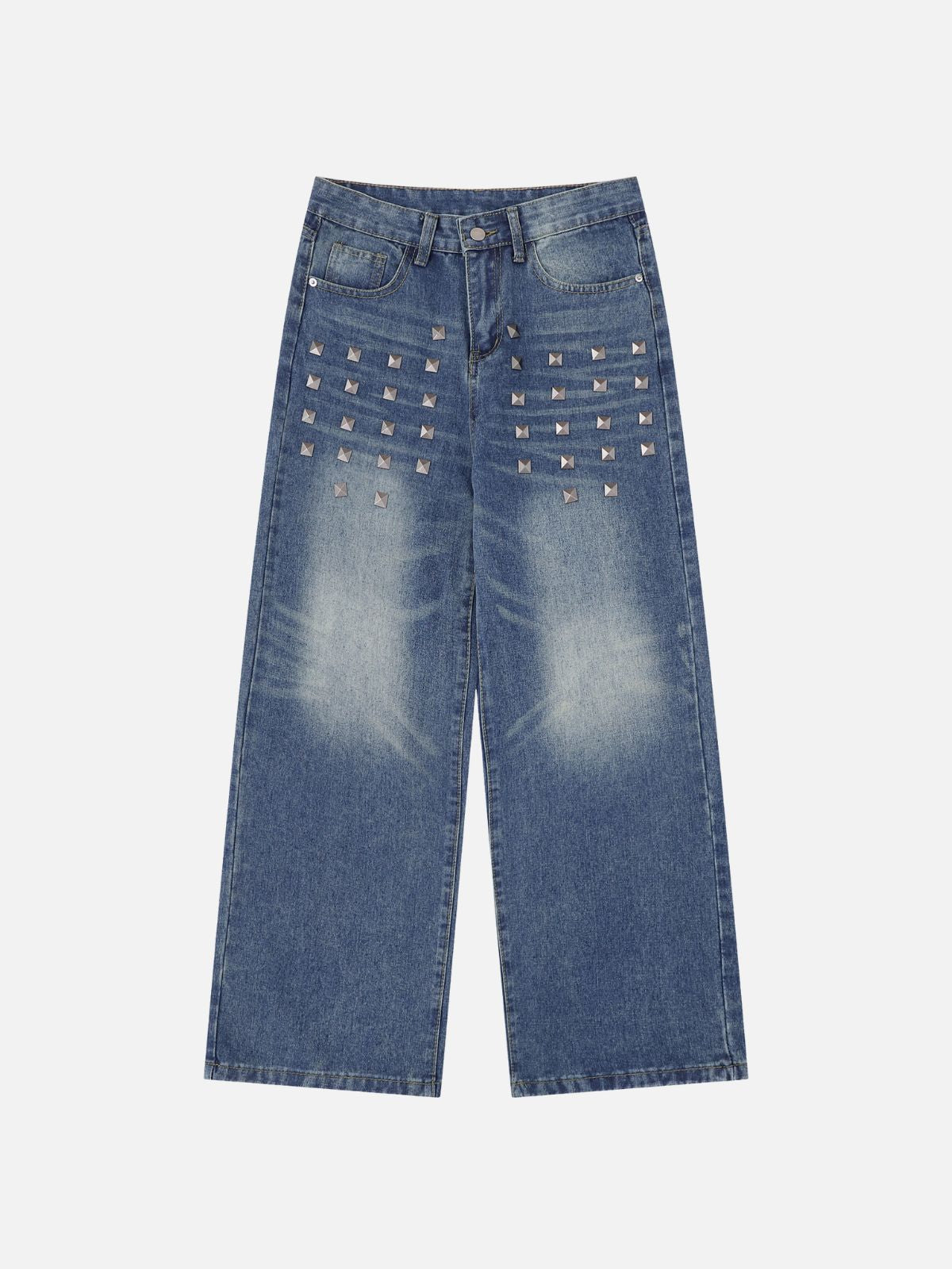 RIVETZ - Baggy Embroidered Jeans