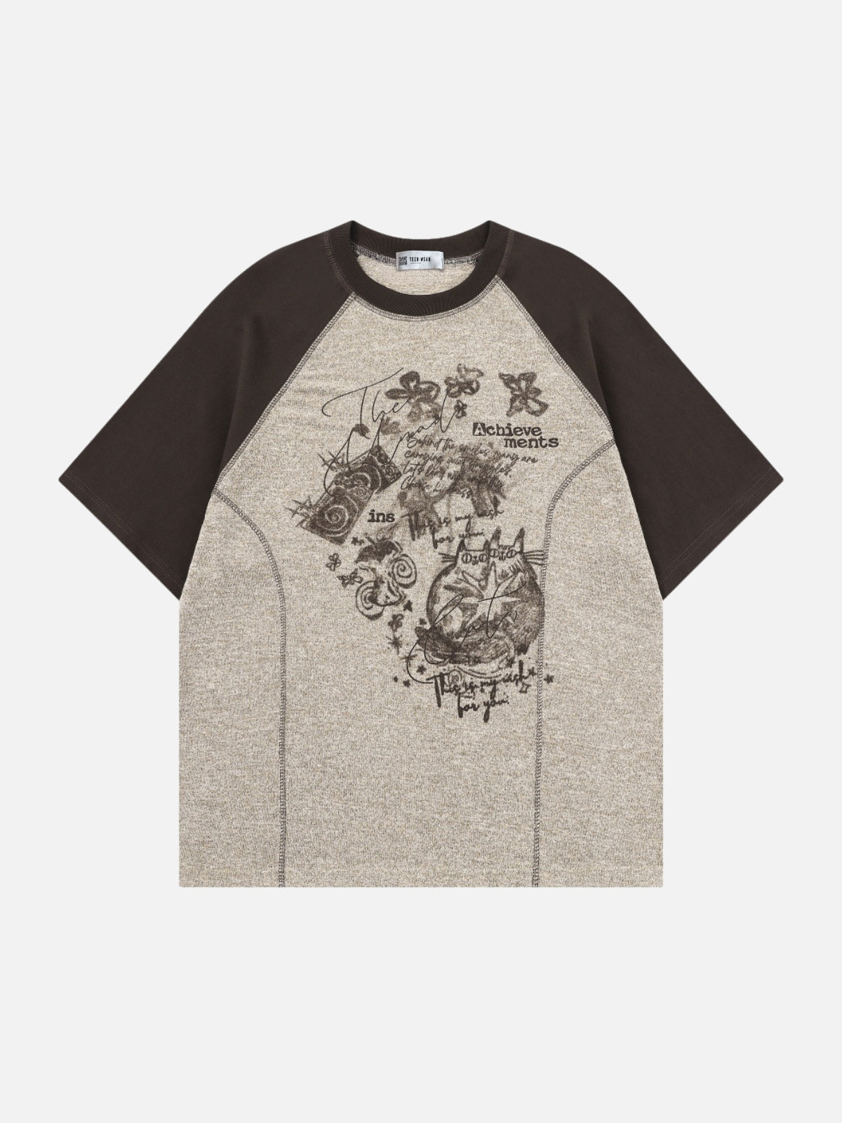 ACHIEVE - Oversized Graphic T-Shirt