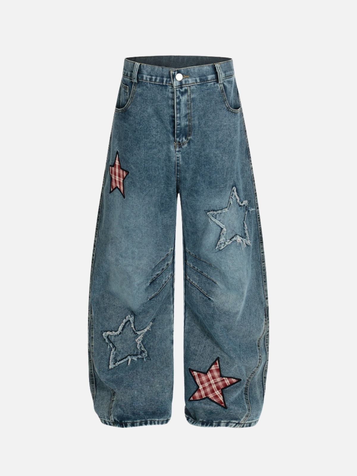 STARSY - Baggy Embroidered Jeans