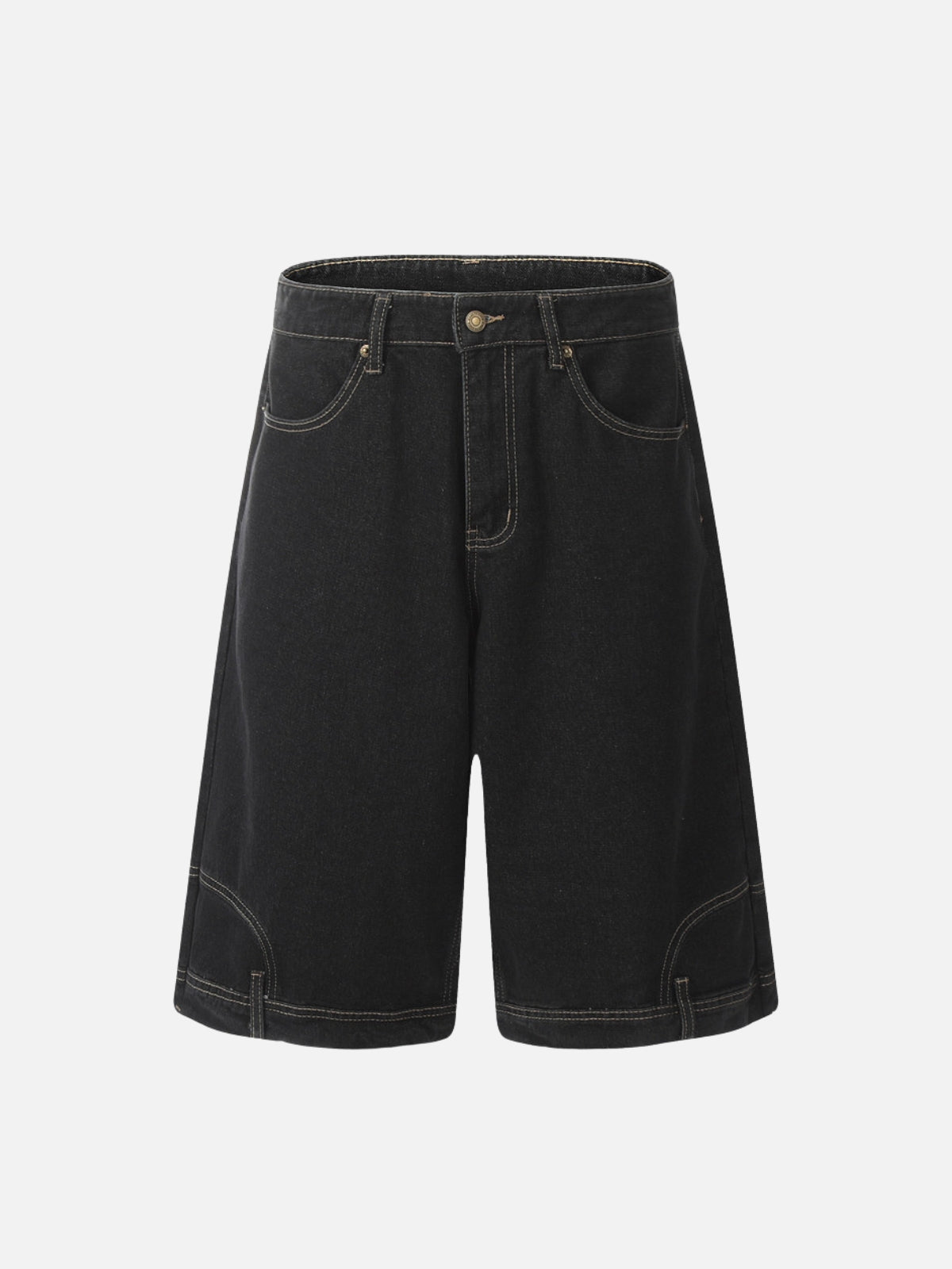 REVERSE - Baggy Basic Shorts Black | Teenwear.eu