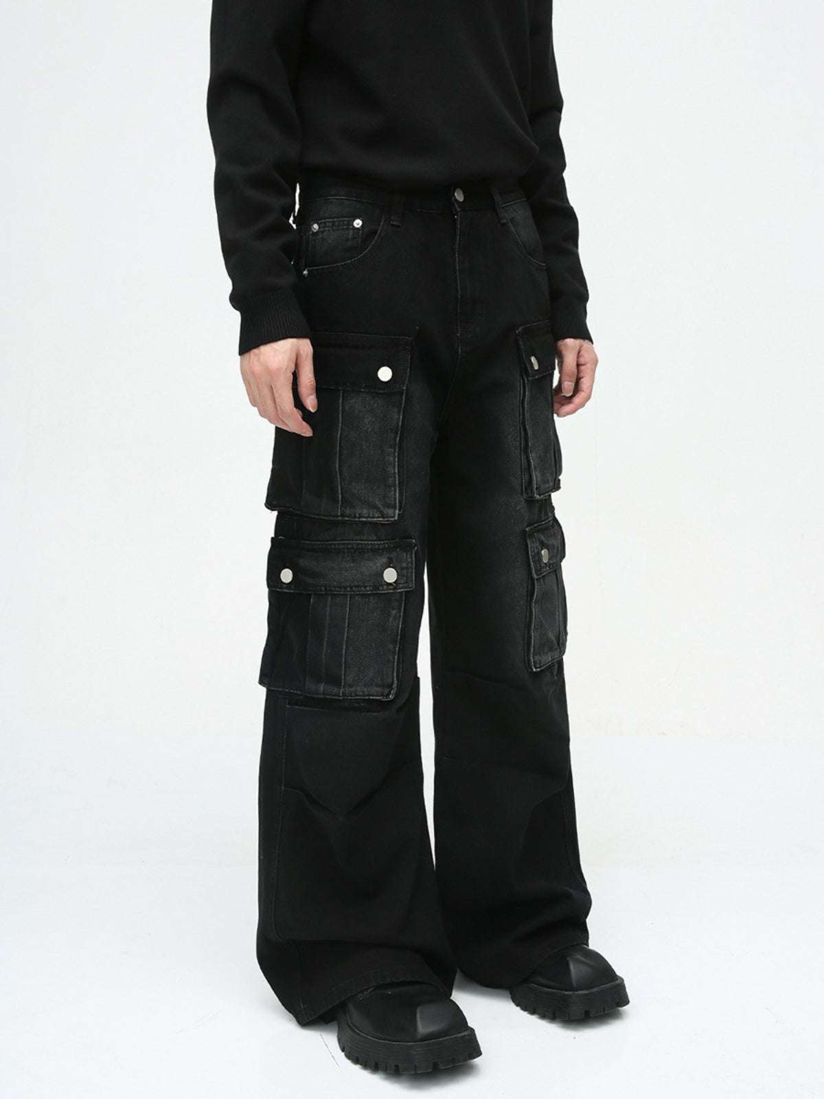 BLACKENS - Loose Cargo Jeans | TEENWEAR.EU