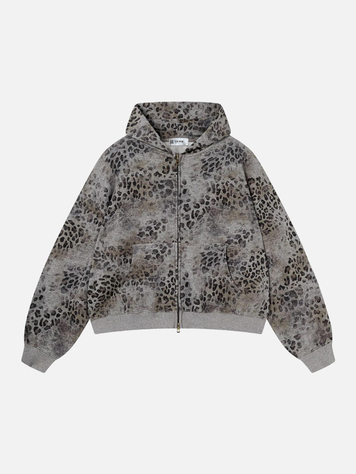 LEONIE - Oversized Basic Zip Up Hoodie