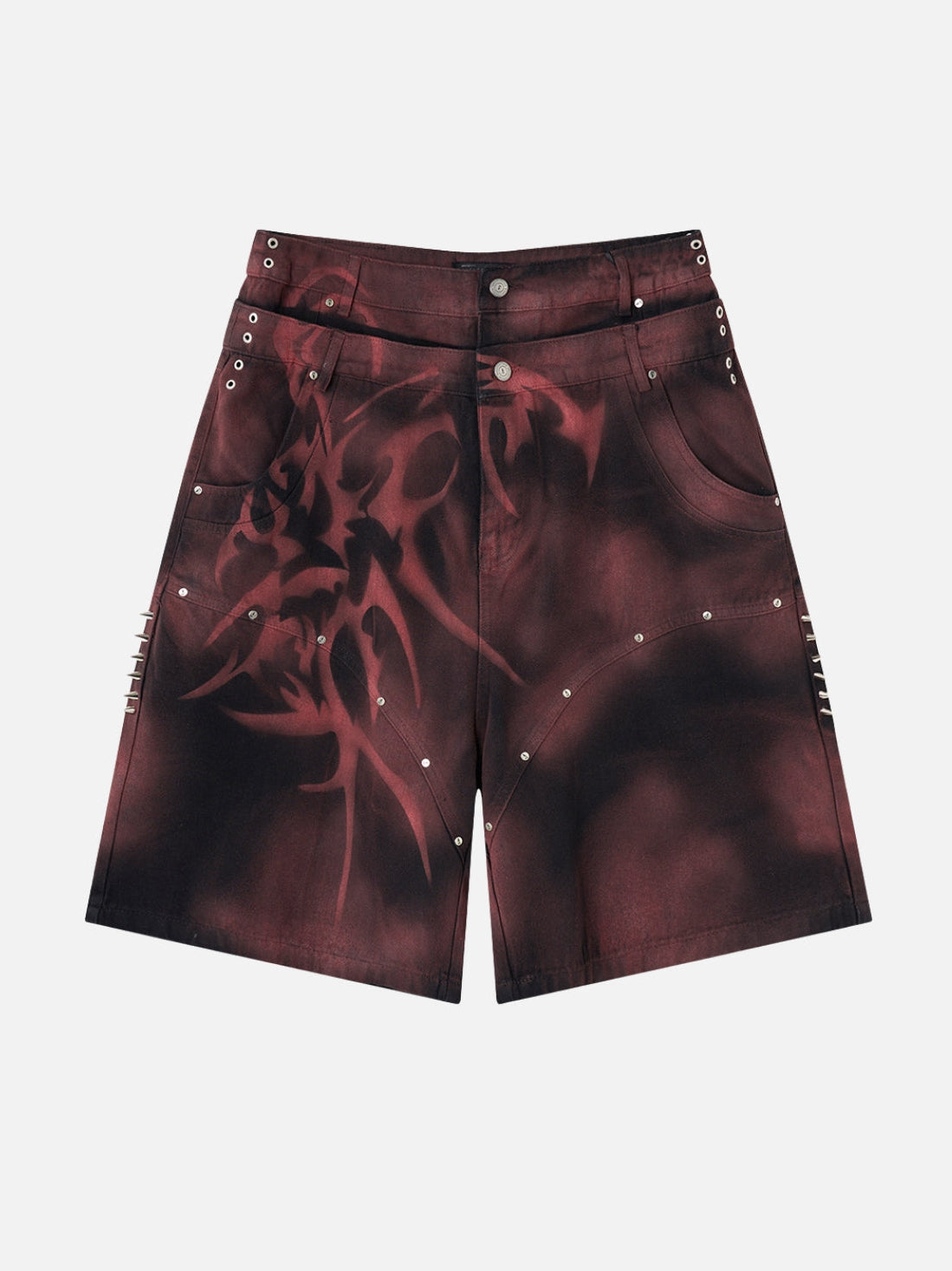 GRAFFE - Baggy Graphic Denim Premium Shorts | Teenwear.eu