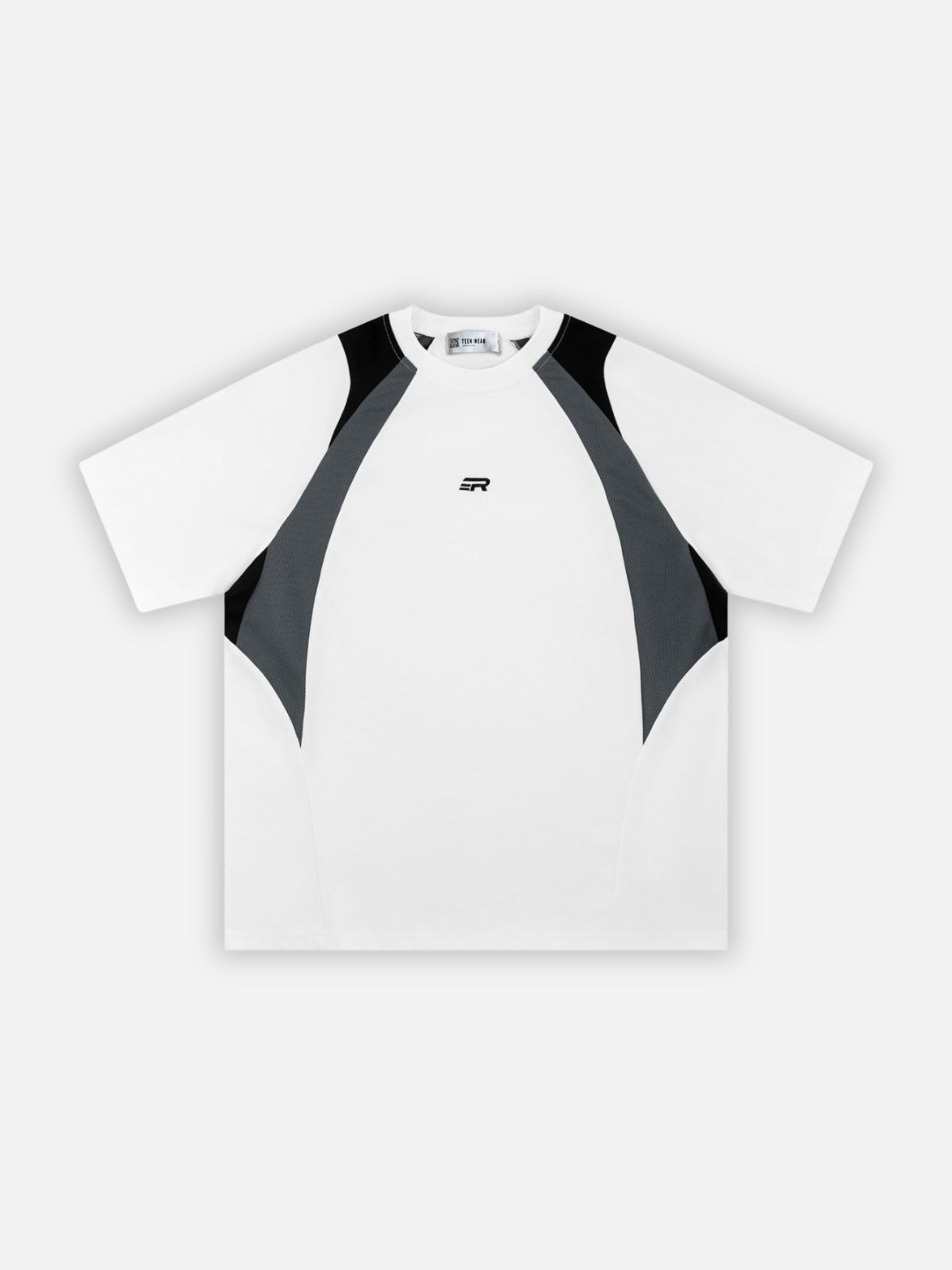 RENOX - Oversized Embroidered T-Shirt White | TEENWEAR.EU