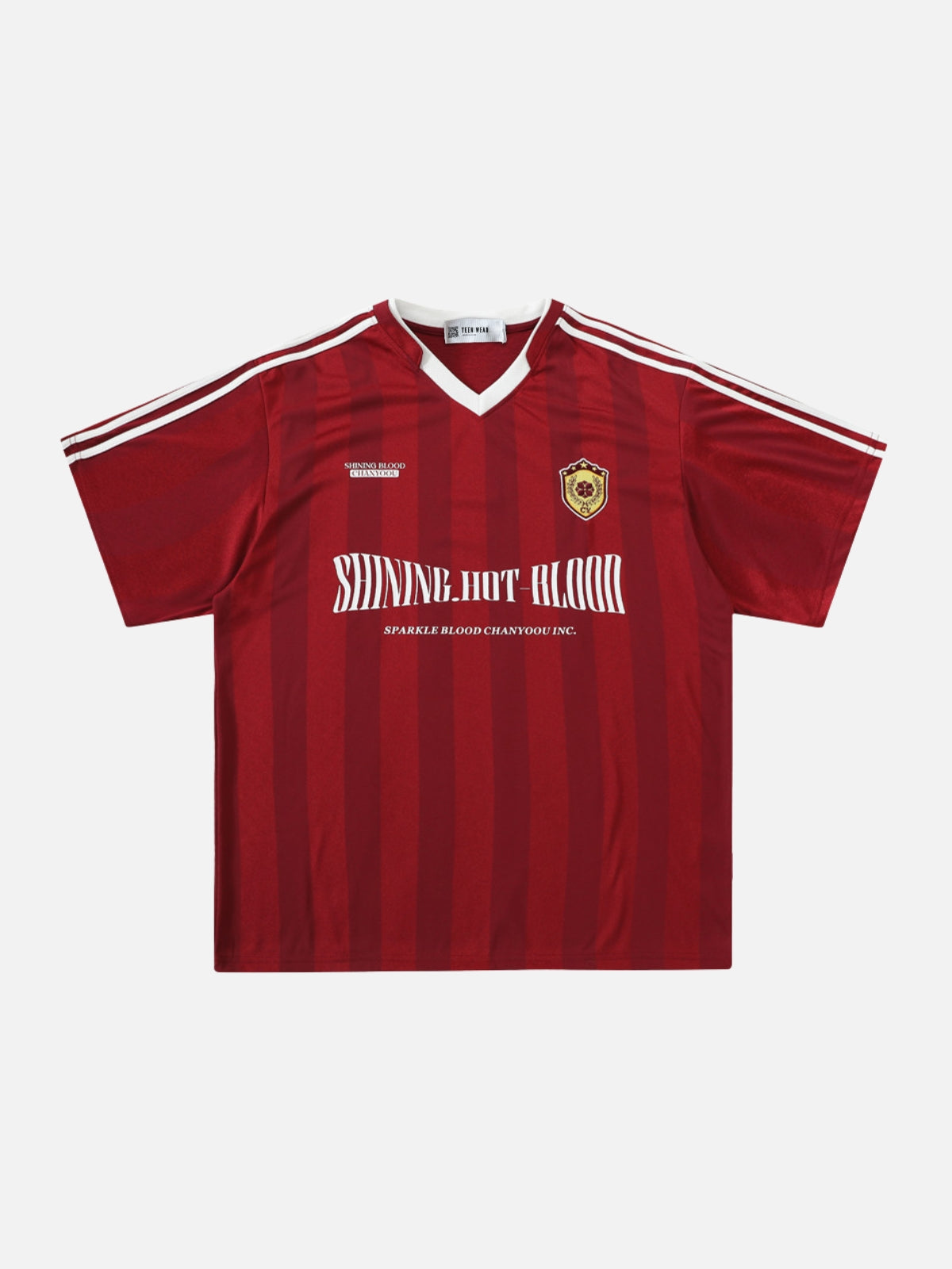 BLOOD - Oversized Graphic Jersey Red | Teenwear.eu
