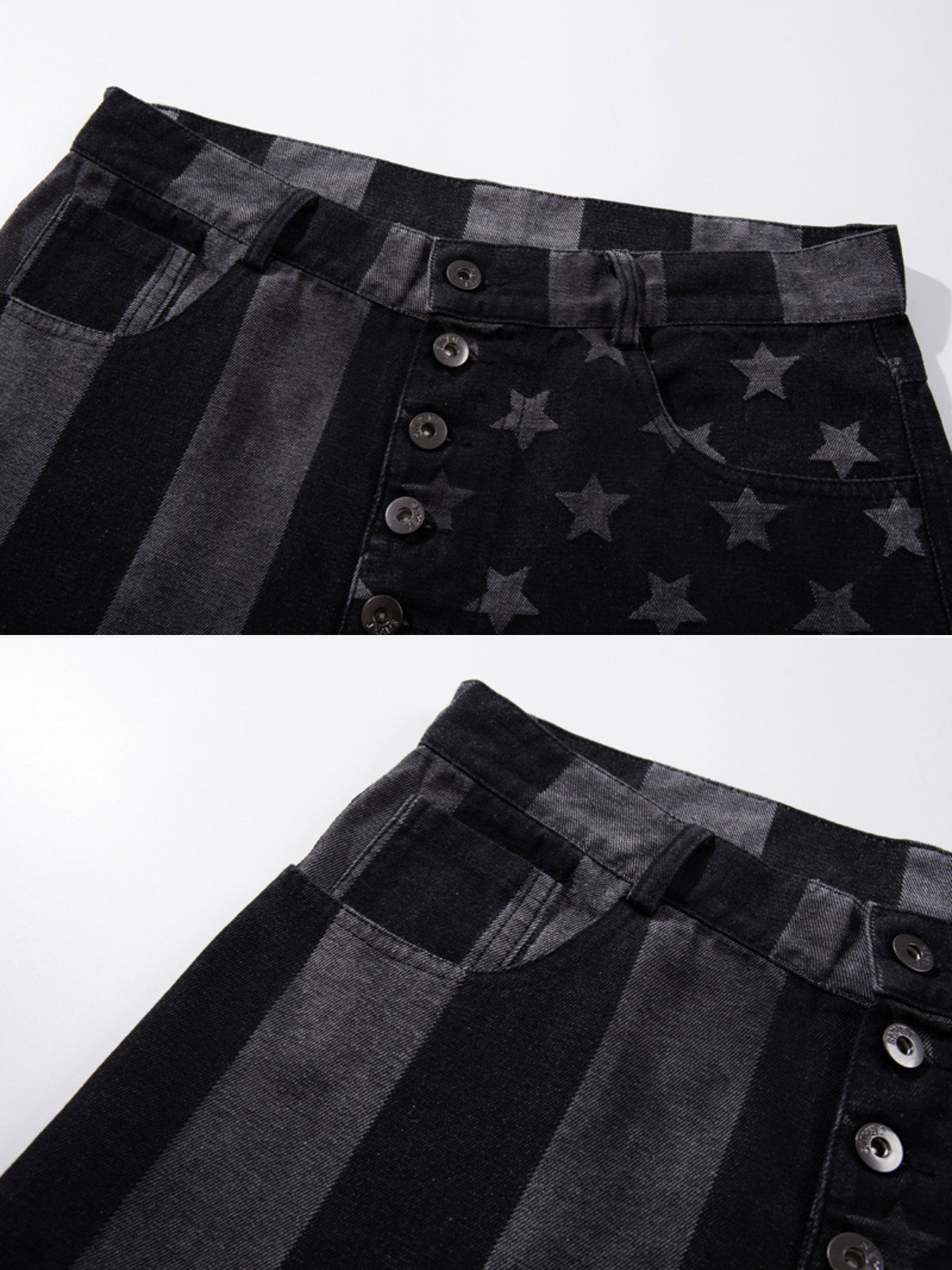 AMERICANO - Baggy Graphic Jeans