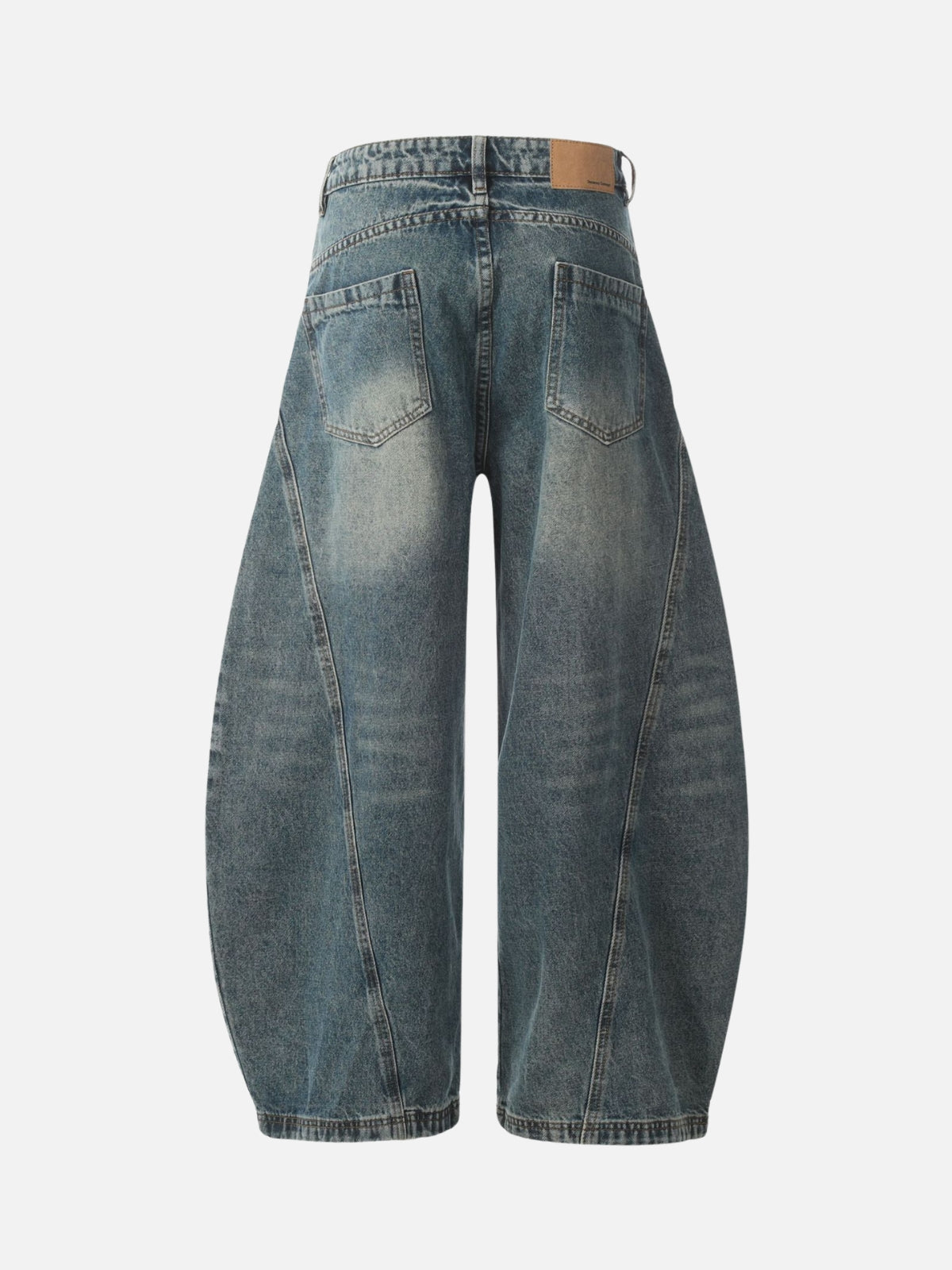 BALLOON - Baggy Barrel Leg Basic Jeans