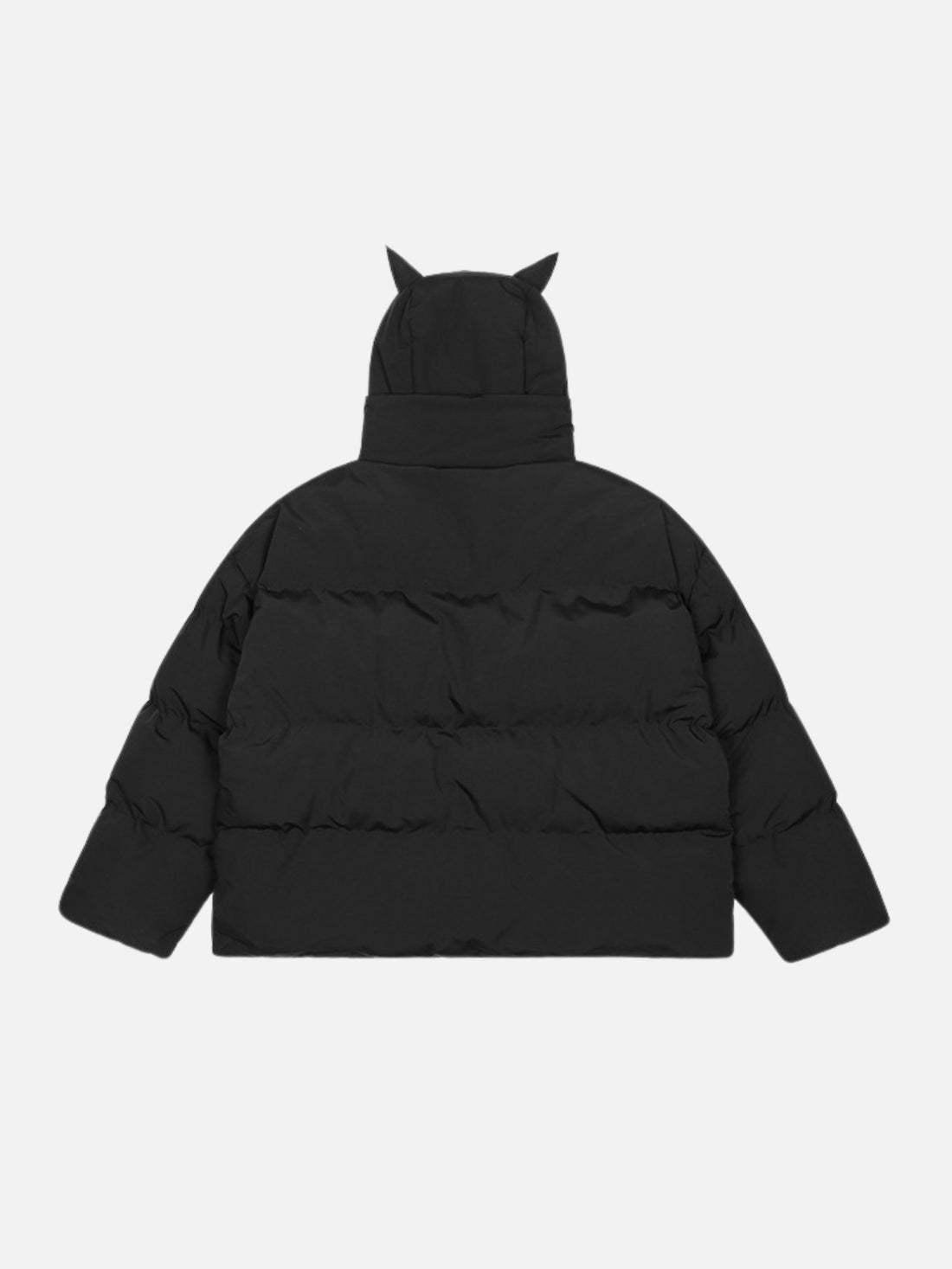 HORNS- Puffer Oversized Jacket Black | TEENWEAR.EU