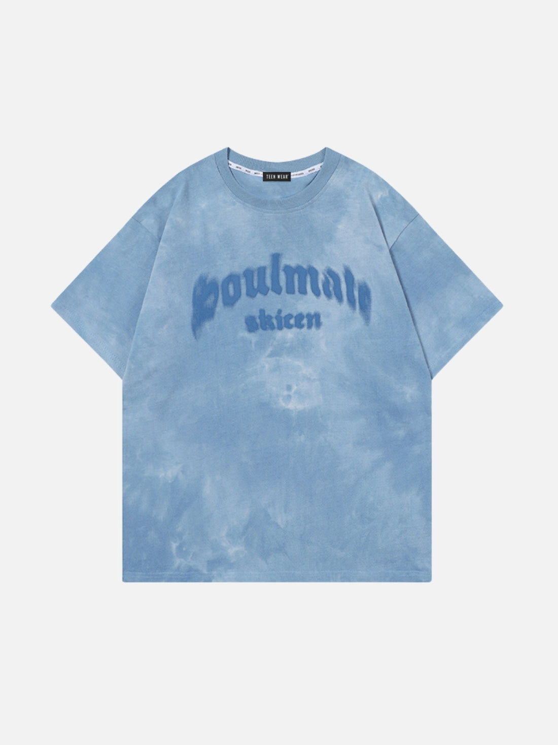 SOULMATE - Oversized Print T-Shirt Blue | TEENWEAR.EU