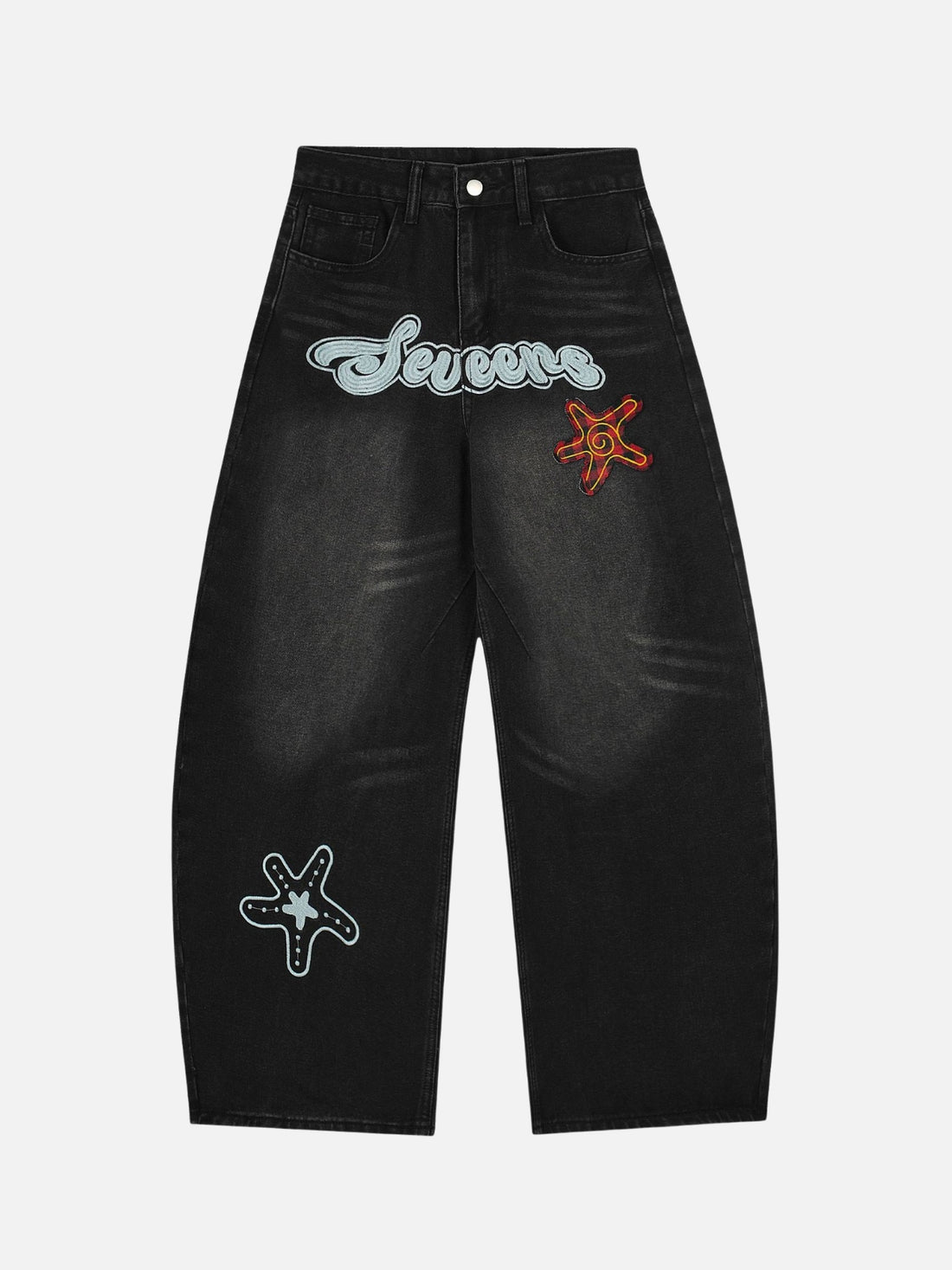 SEVEENS - Baggy Graphic Jeans