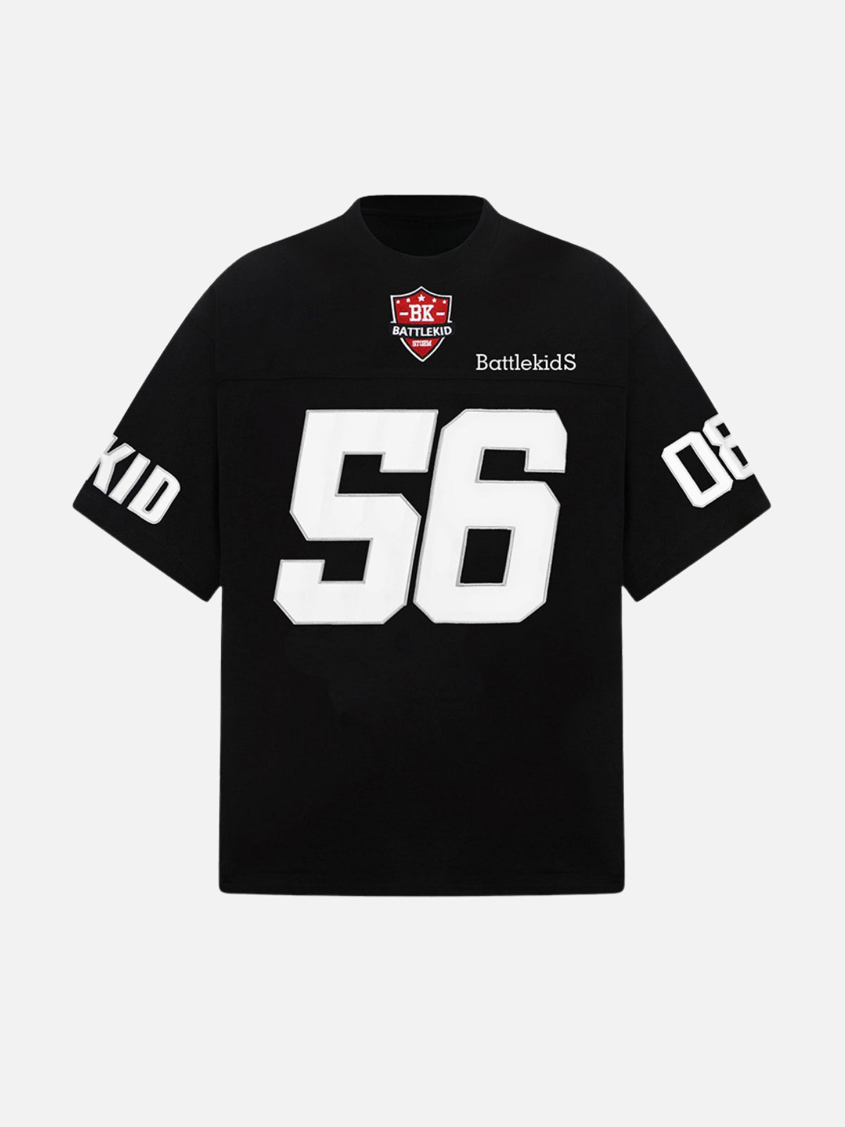 BATTLEKID - Oversized Graphic Jersey Black | Teenwear.eu