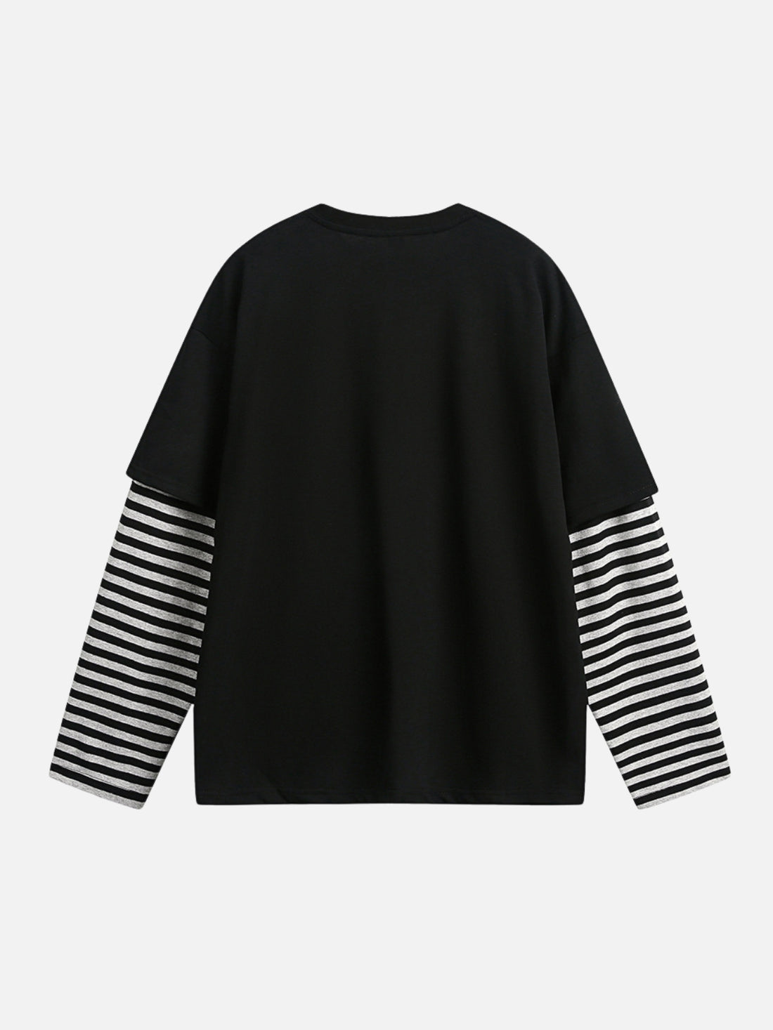 BAND - Oversized Print Long Sleeved T-Shirt Black | TEENWEAR.EU