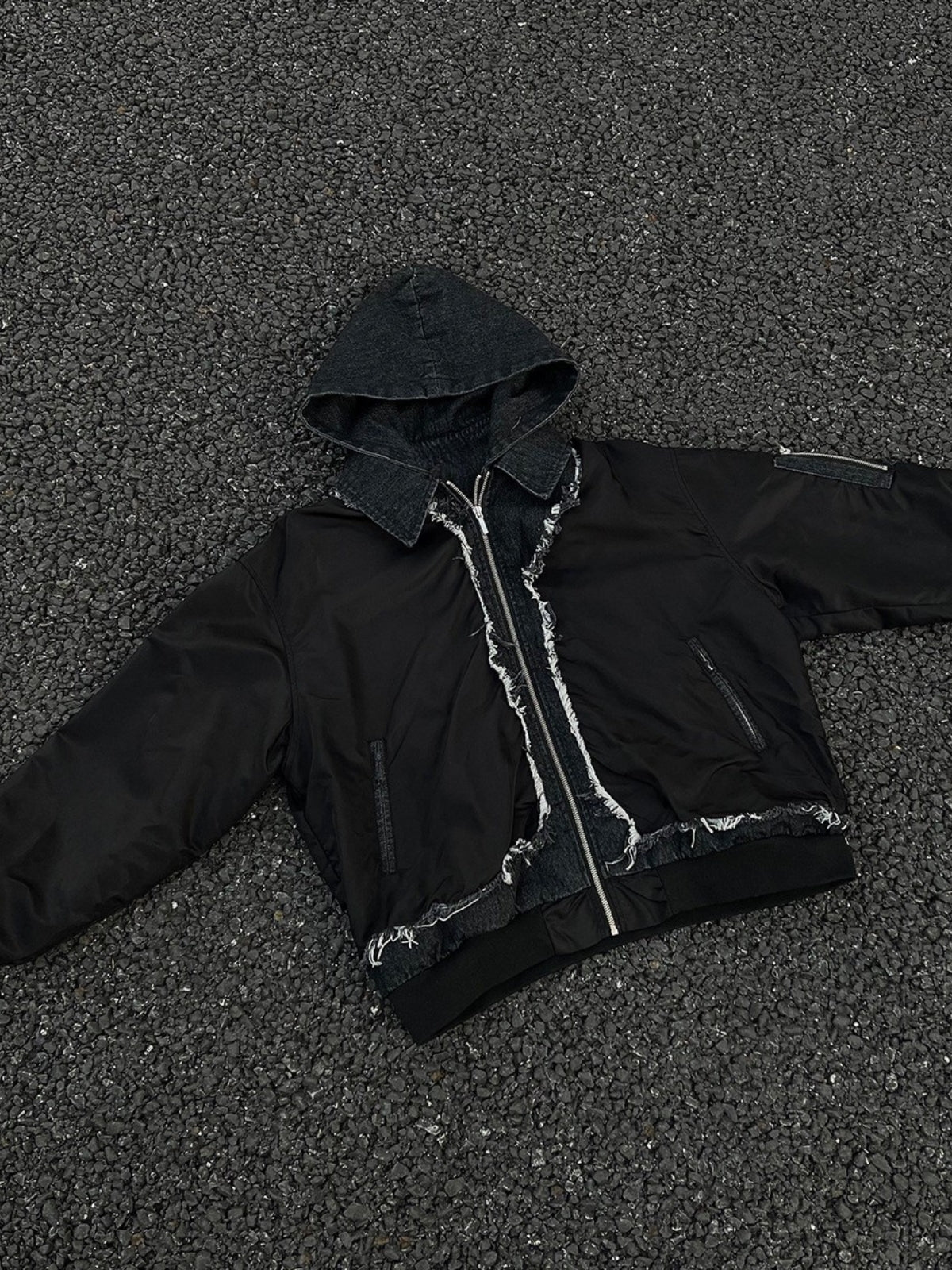 LAYERZ - Double Layer Cropped Jacket | Teenwear.eu