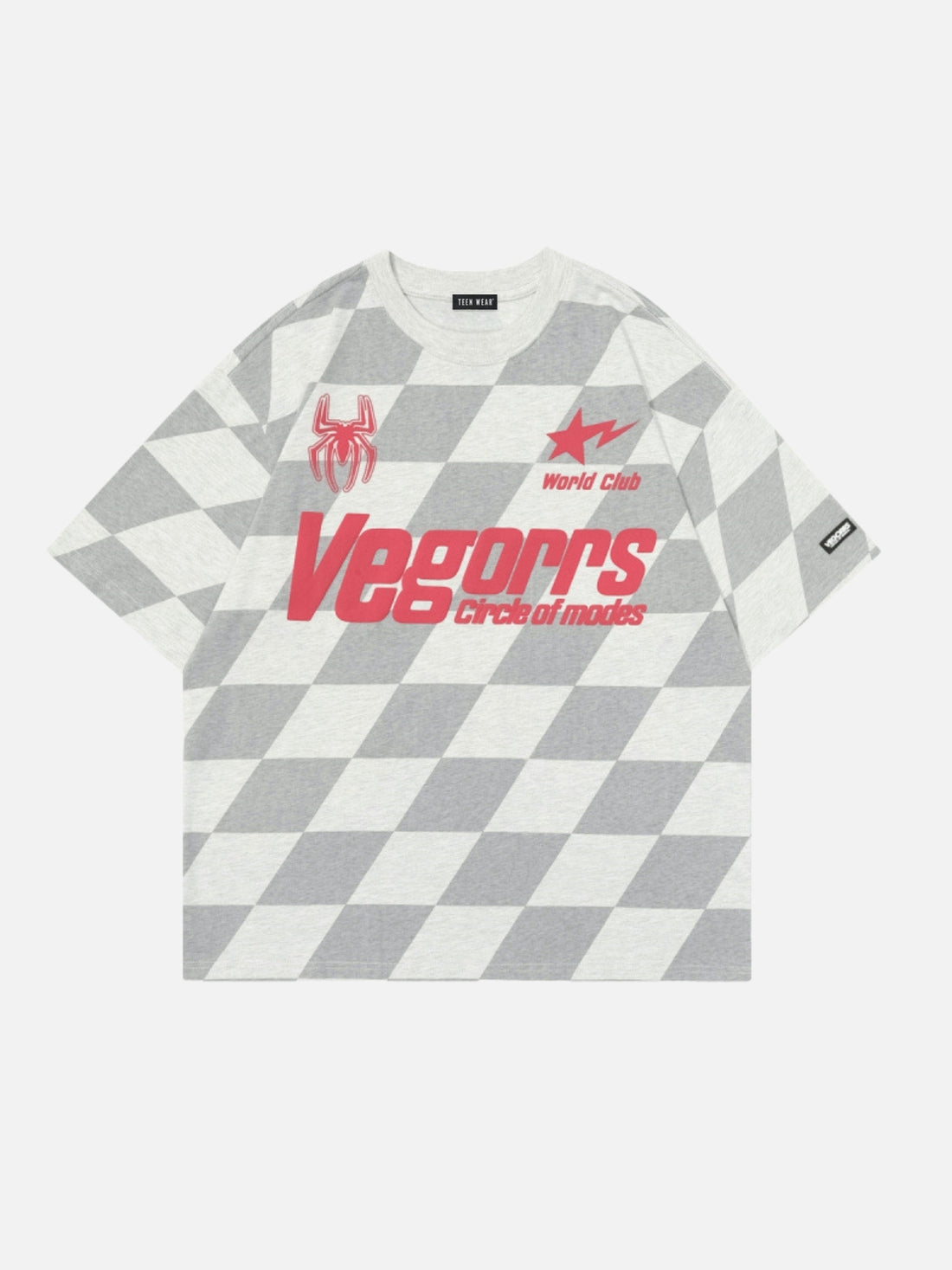 VEGGORS - Oversized Print T-Shirt Blue | TEENWEAR.EU