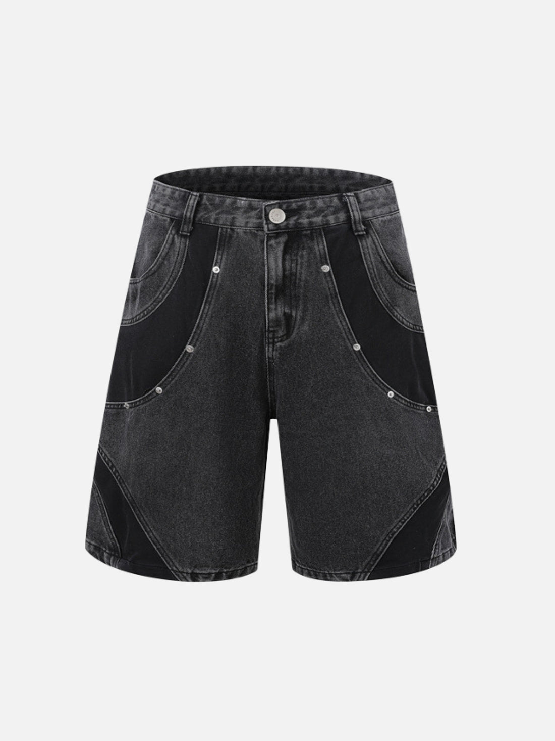 CORTEX – Baggy Embroidered Shorts Blue Shorts Only | TEENWEAR.EU