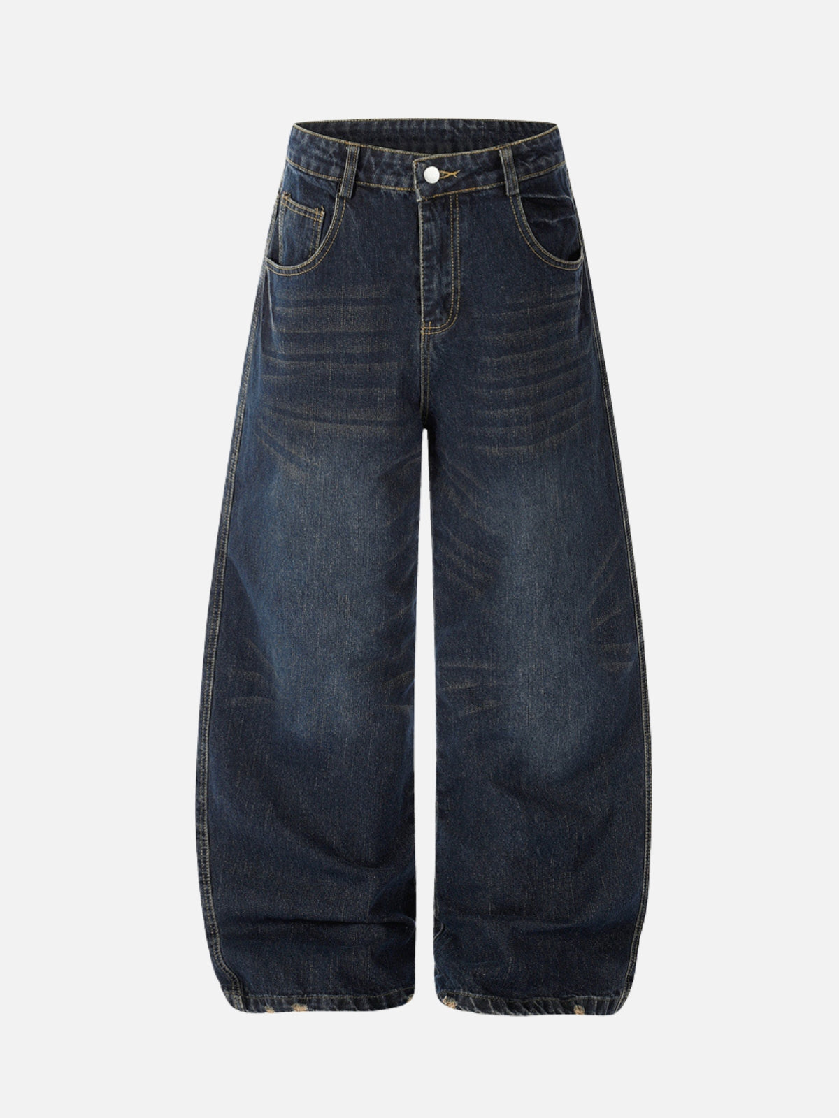 PUFFY - Baggy Graphic Embroidered Jeans Blue | Teenwear.eu