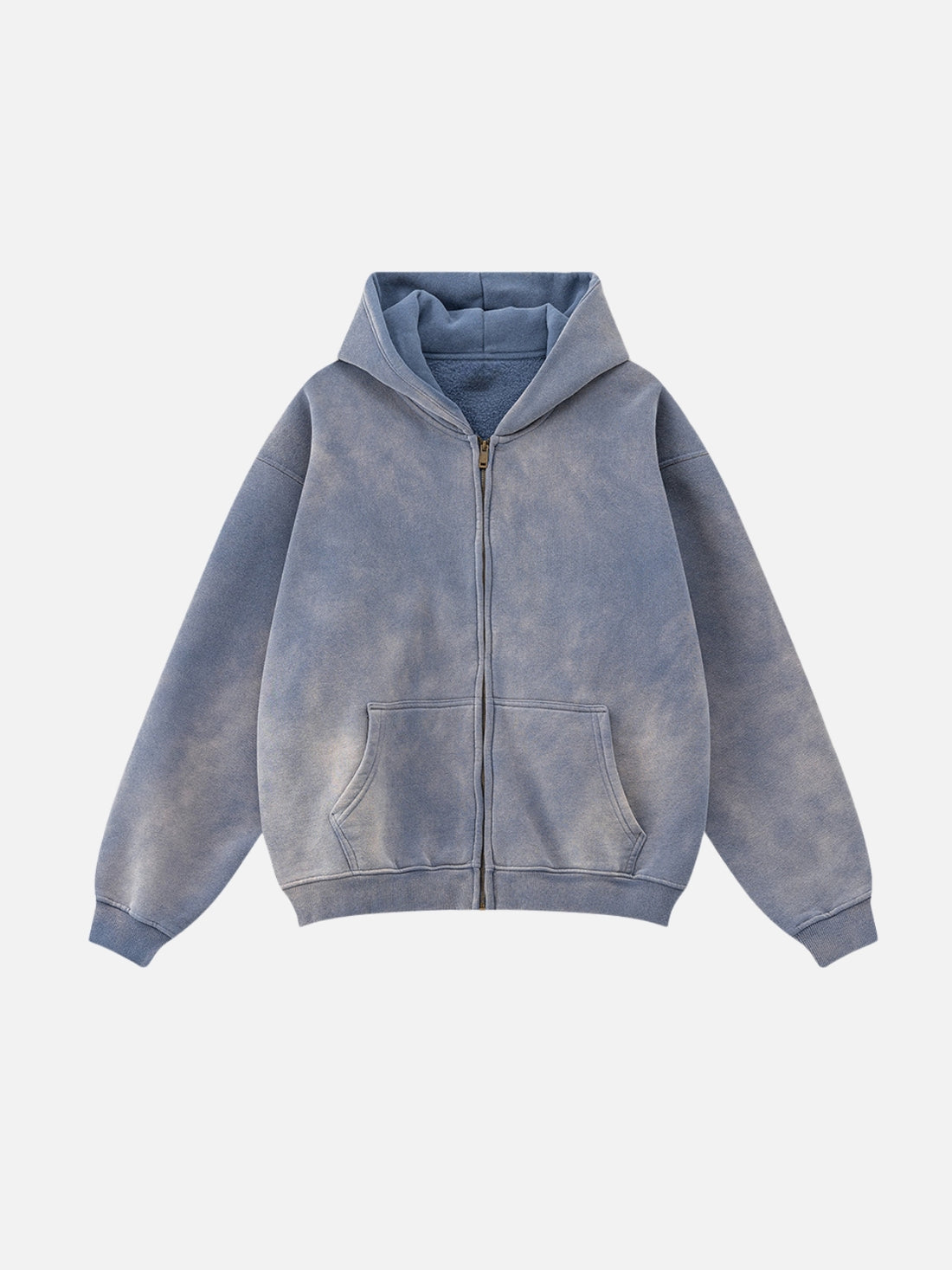 CLOUDY - Premium Oversized Basic Hoodie Blue | TEENWEAR.EU