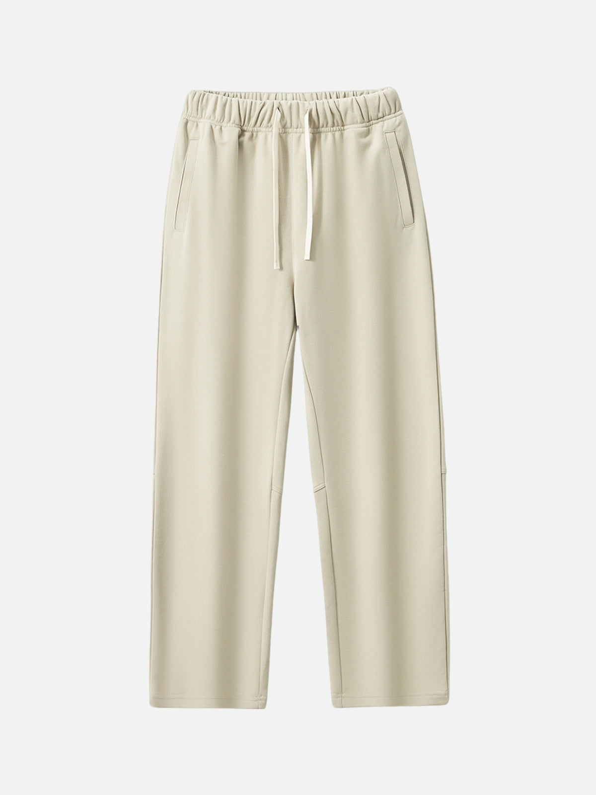 LIMBO - Loose Basic Flared Sweatpants Beige | TEENWEAR.EU