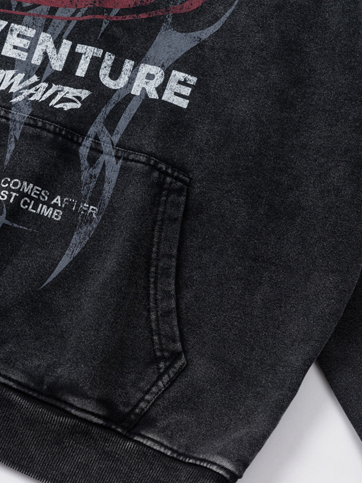 ADVENTURE - Oversized Print Hoodie | TEENWEAR.EU