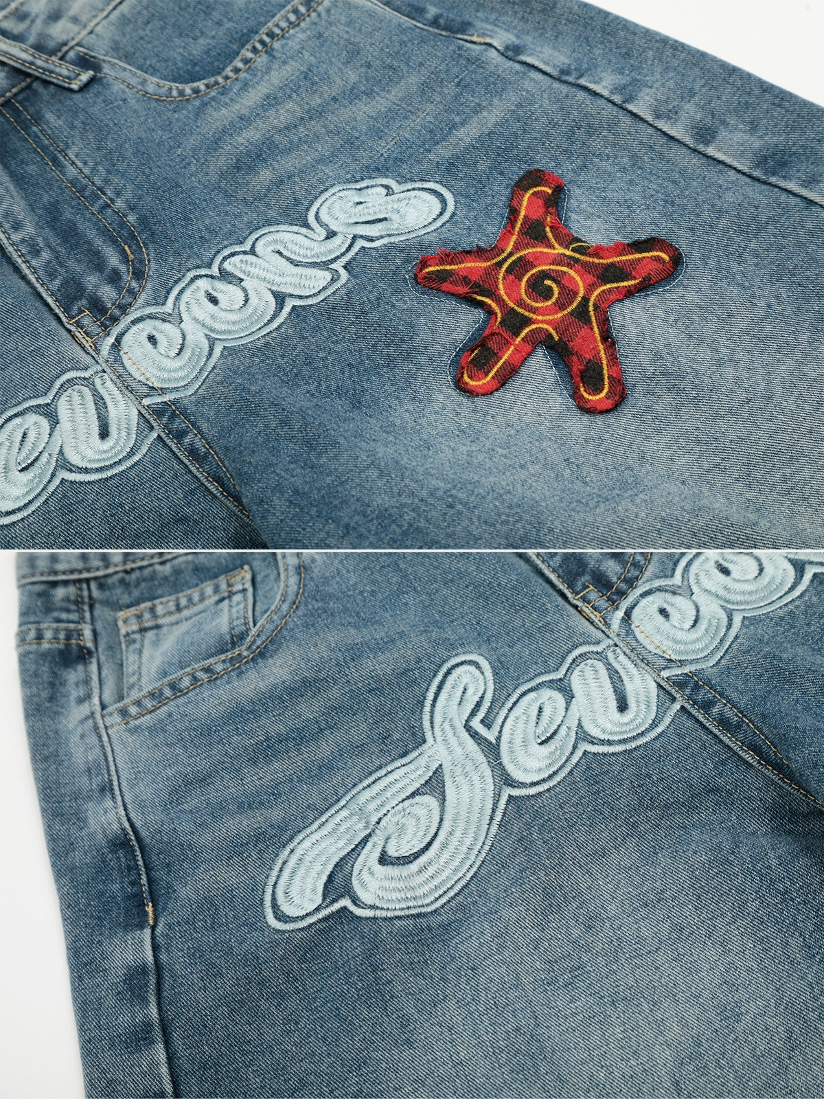 SEVEENS - Baggy Graphic Jeans | TEENWEAR.EU
