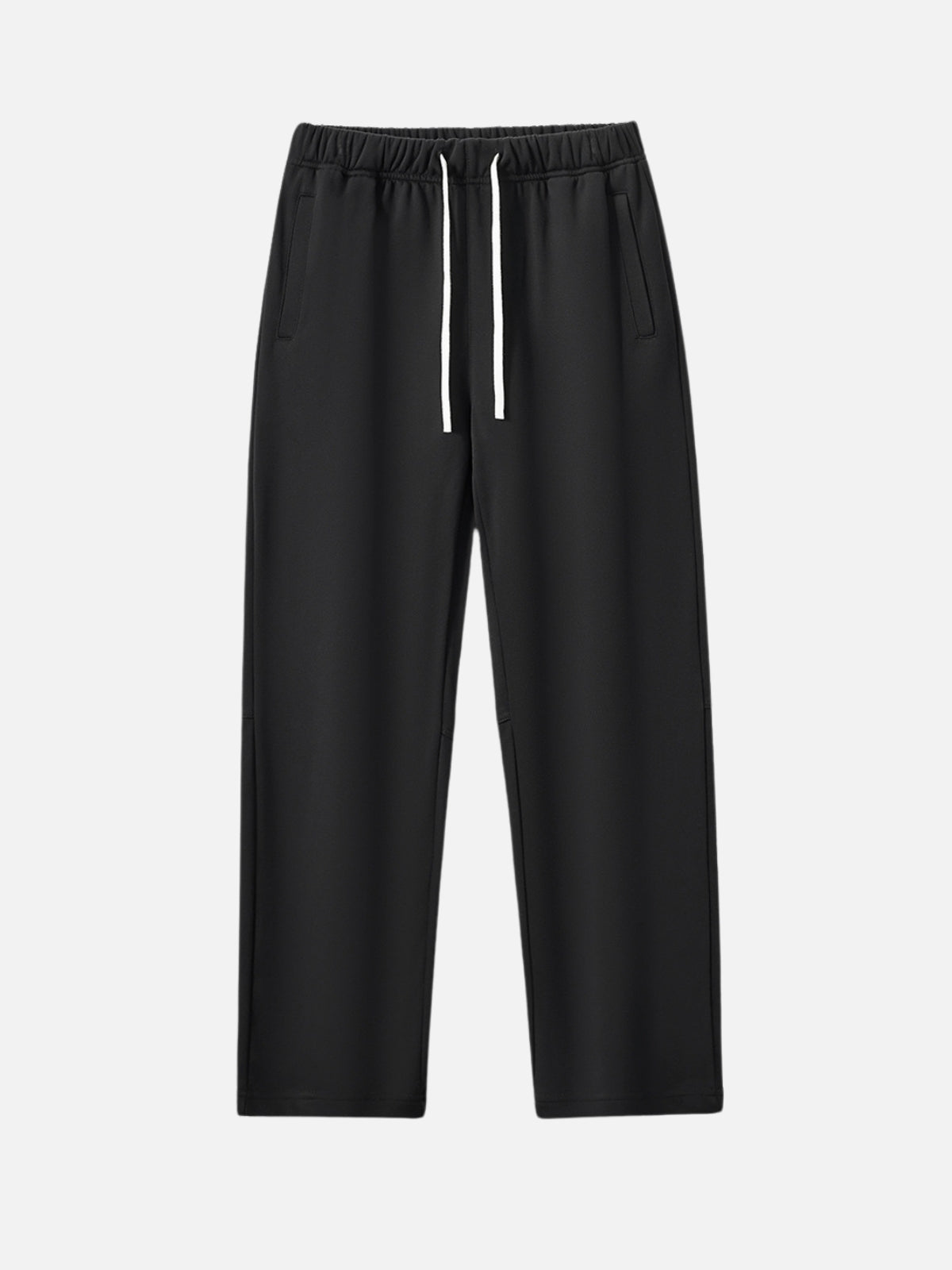 LIMBO - Loose Basic Flared Sweatpants Black | TEENWEAR.EU