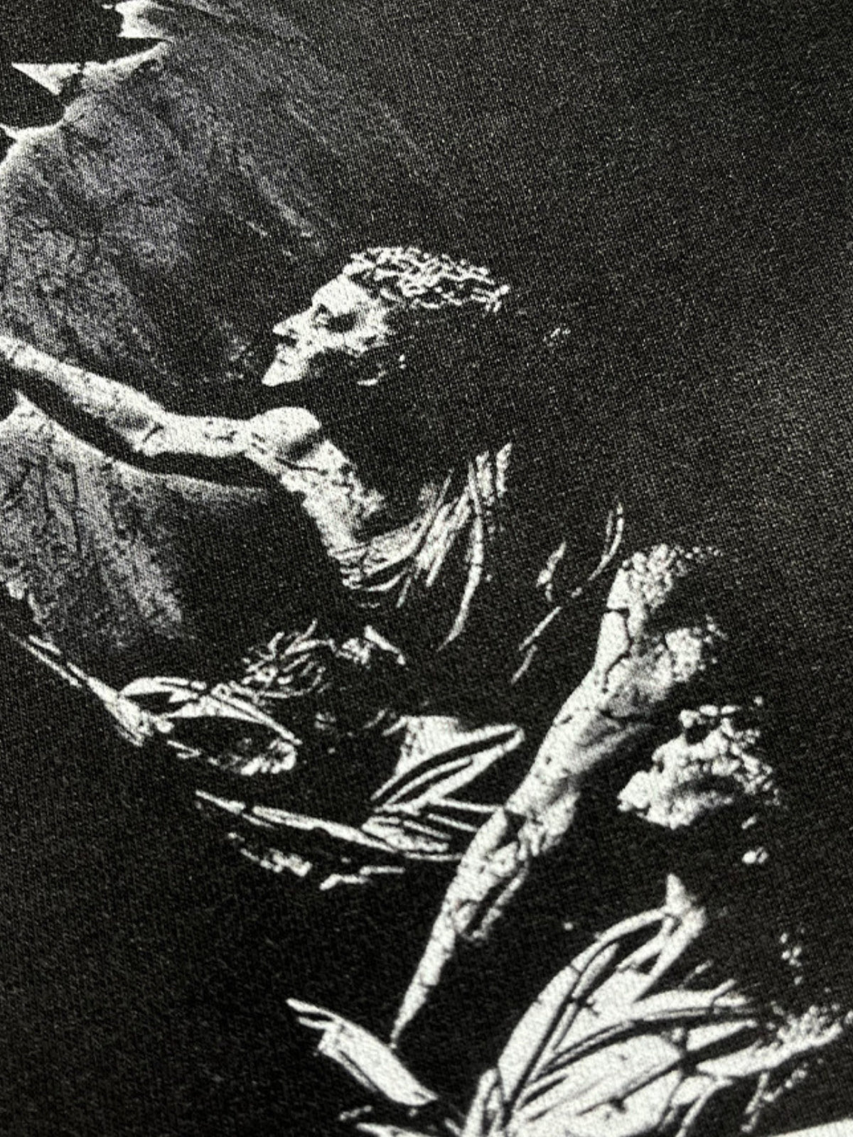 LIBERTY - Oversized Cropped Print Hoodie | TEENWEAR.EU