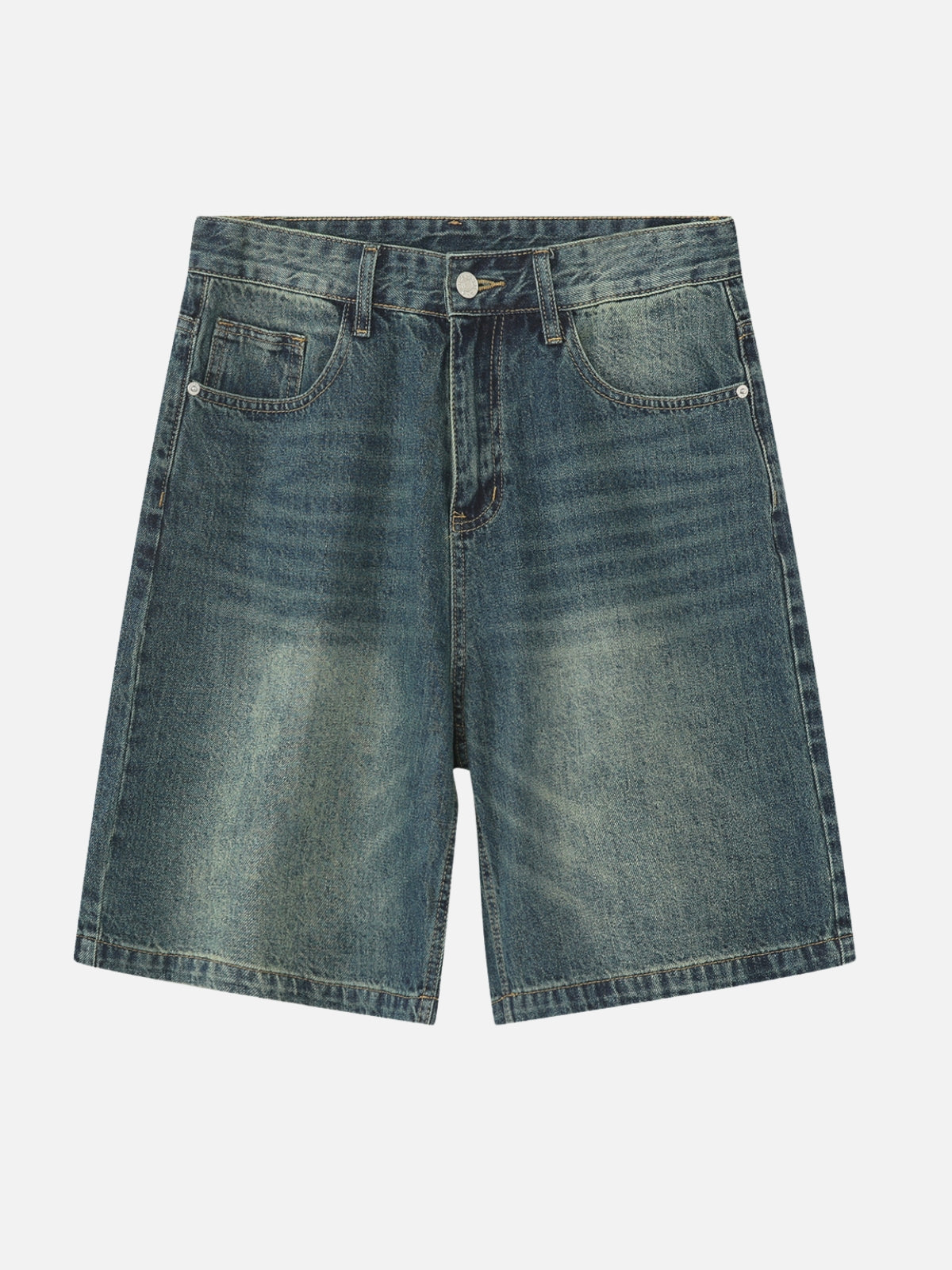SEAR - Straight Denim Shorts Blue | TEENWEAR.EU