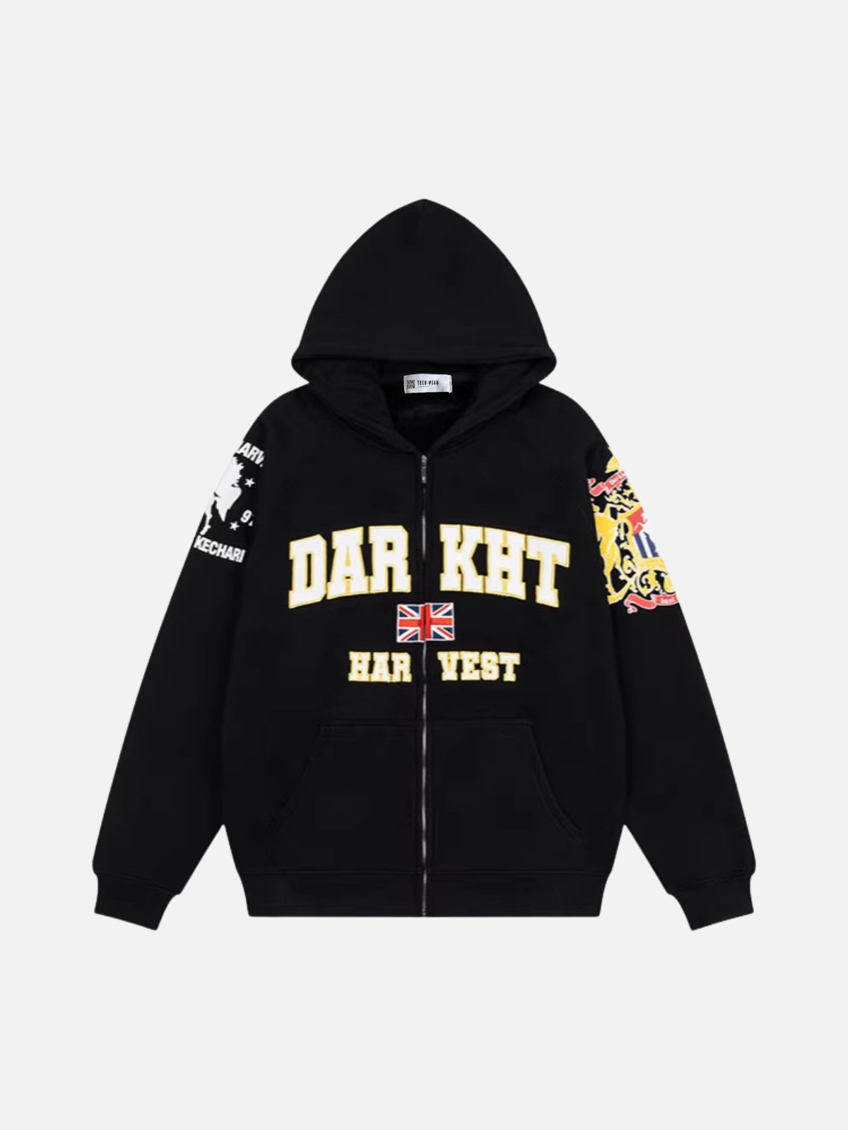 STREETO - Oversized Graphic Hoodie Black | Teenwear.eu