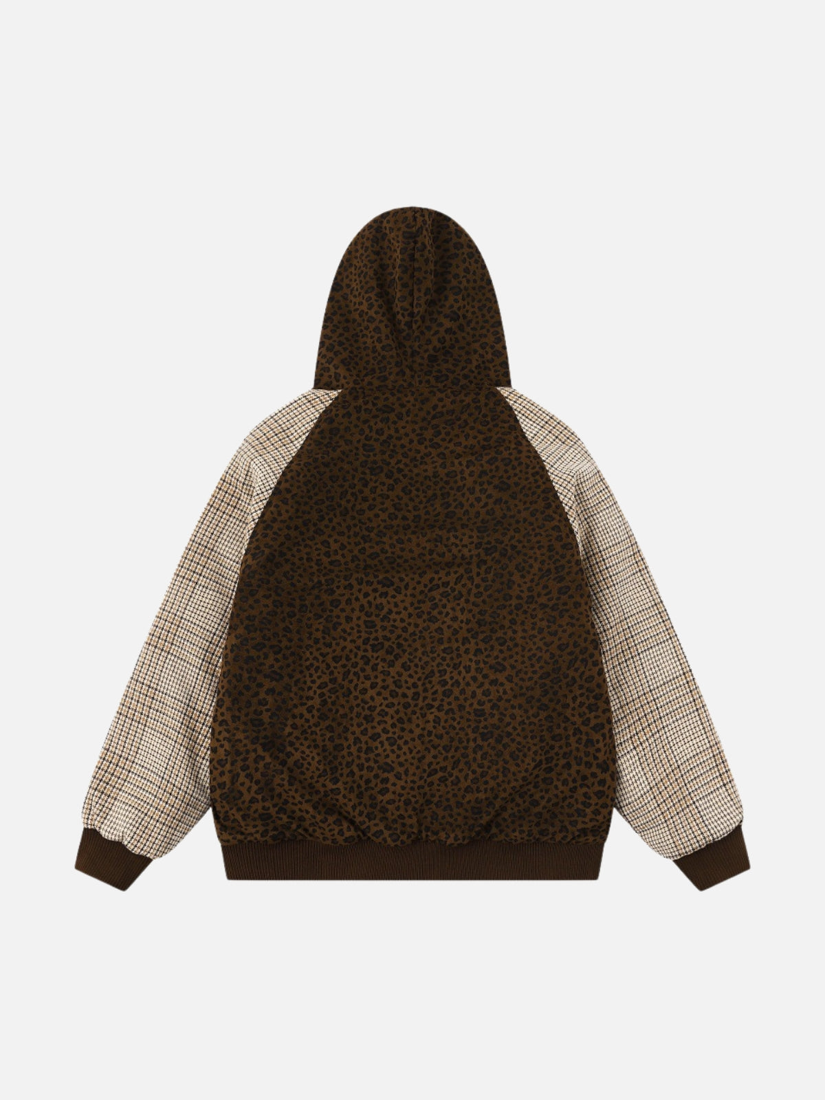LEOPHIX – Oversized Print Zip Up Hoodie