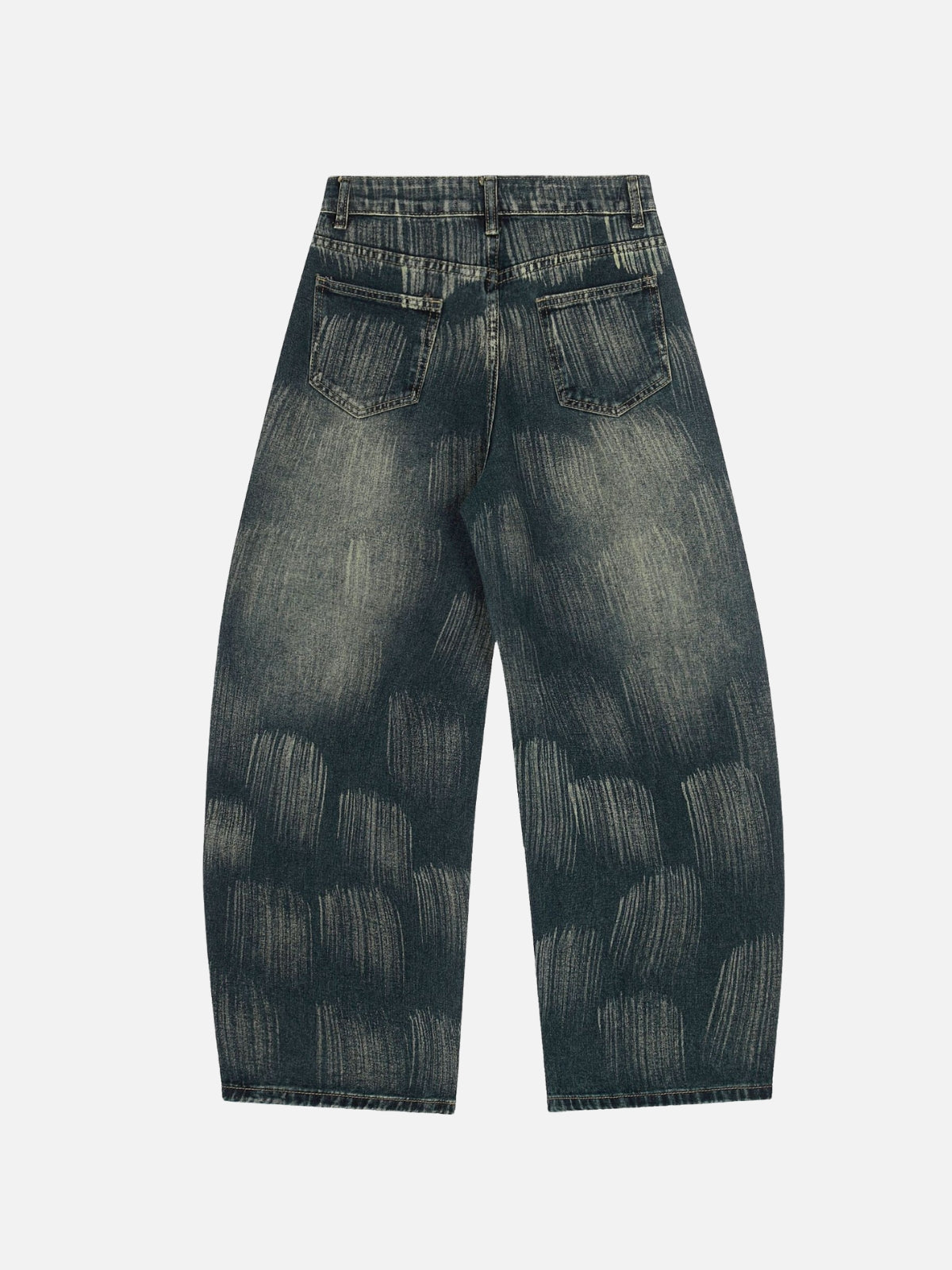 FADELY - Baggy Print Jeans