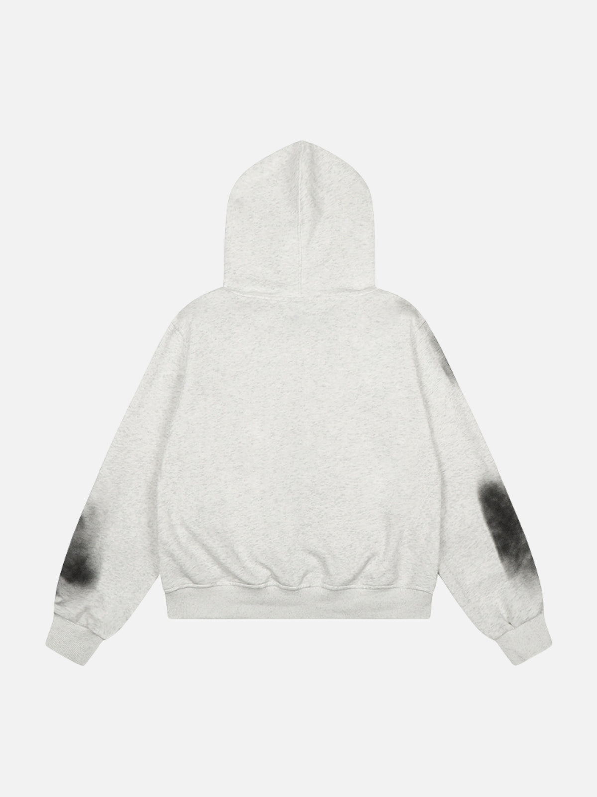 FLUFFY - Oversized Print Zip Up Hoodie