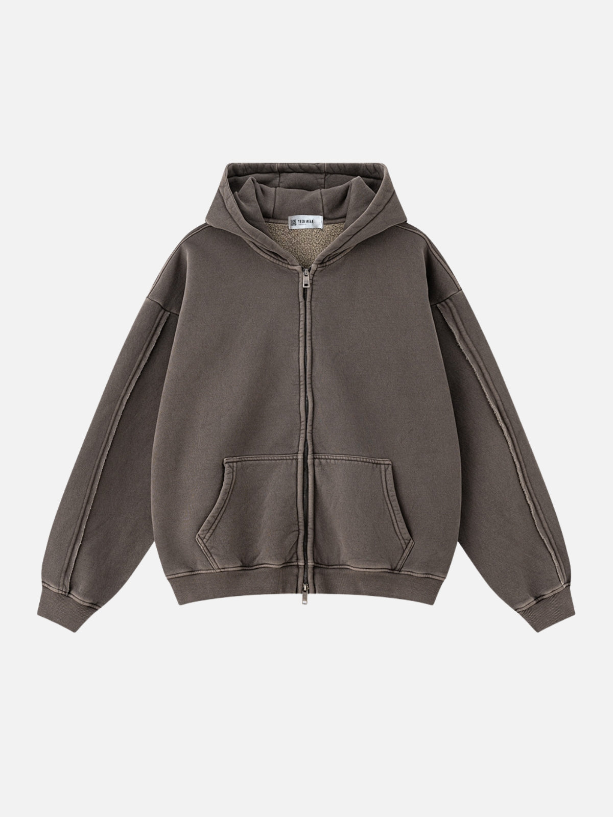 VICOS - Oversized Basic Premium Zip Up Hoodie