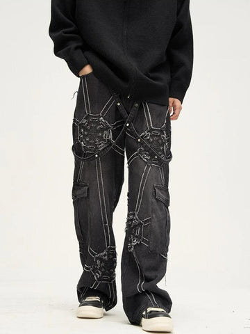 PATCHES - Baggy Patchwork Jeans | TEENWEAR.EU