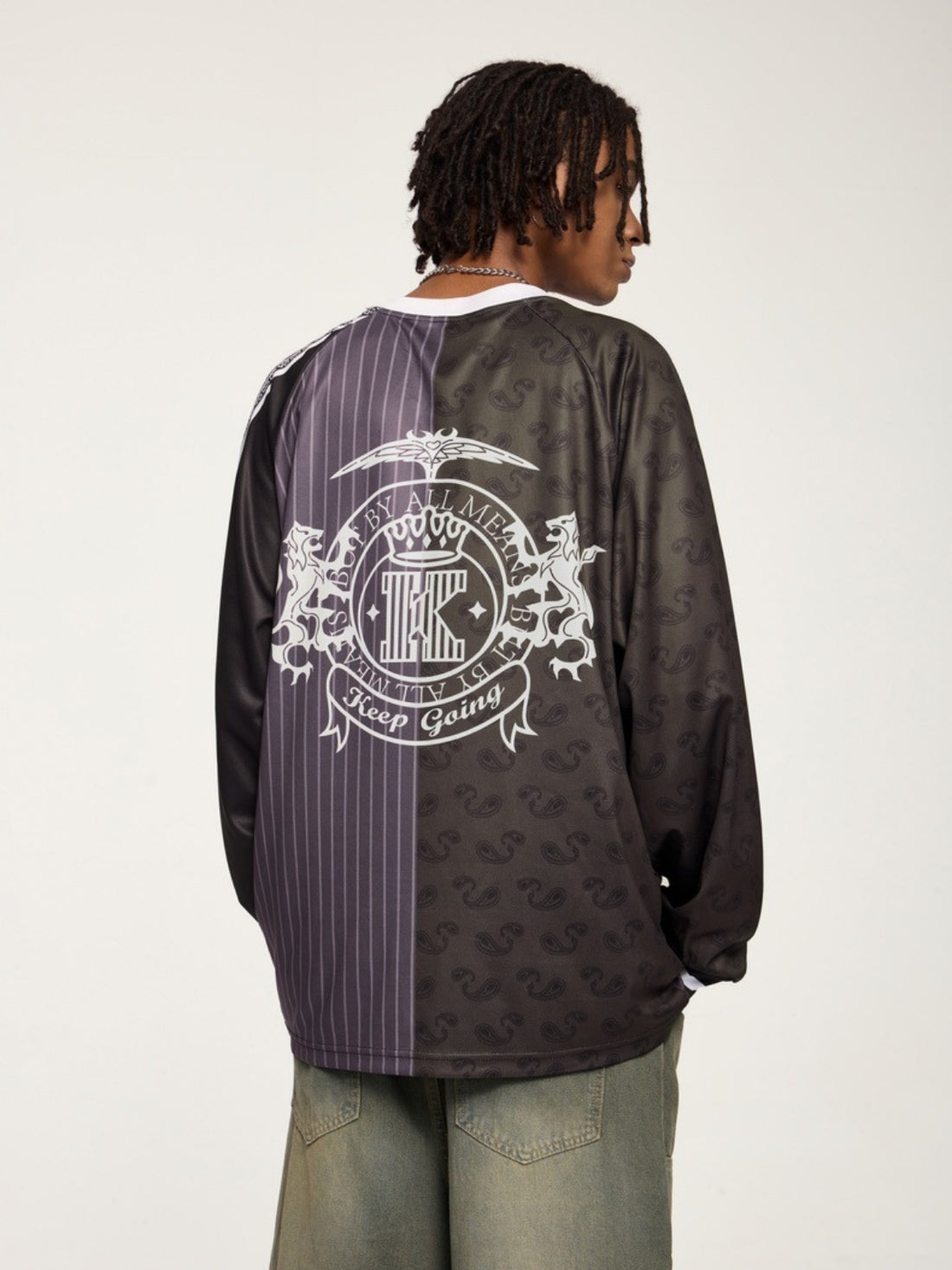 NYC - Oversized Graphic Long Sleeved Jersey | TEENWEAR.EU