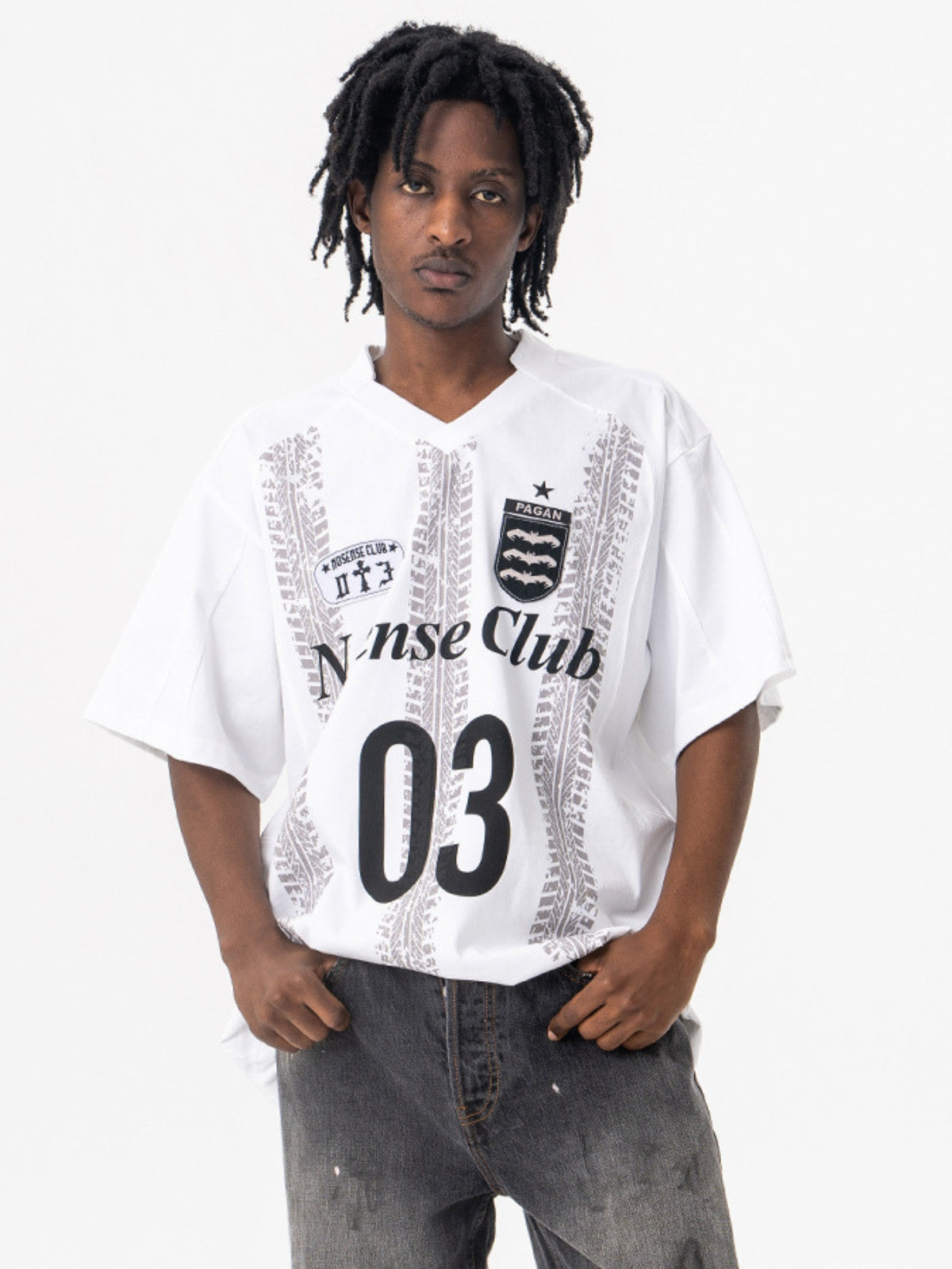 NOENSE - Oversized Print Jersey T-Shirt | TEENWEAR.EU