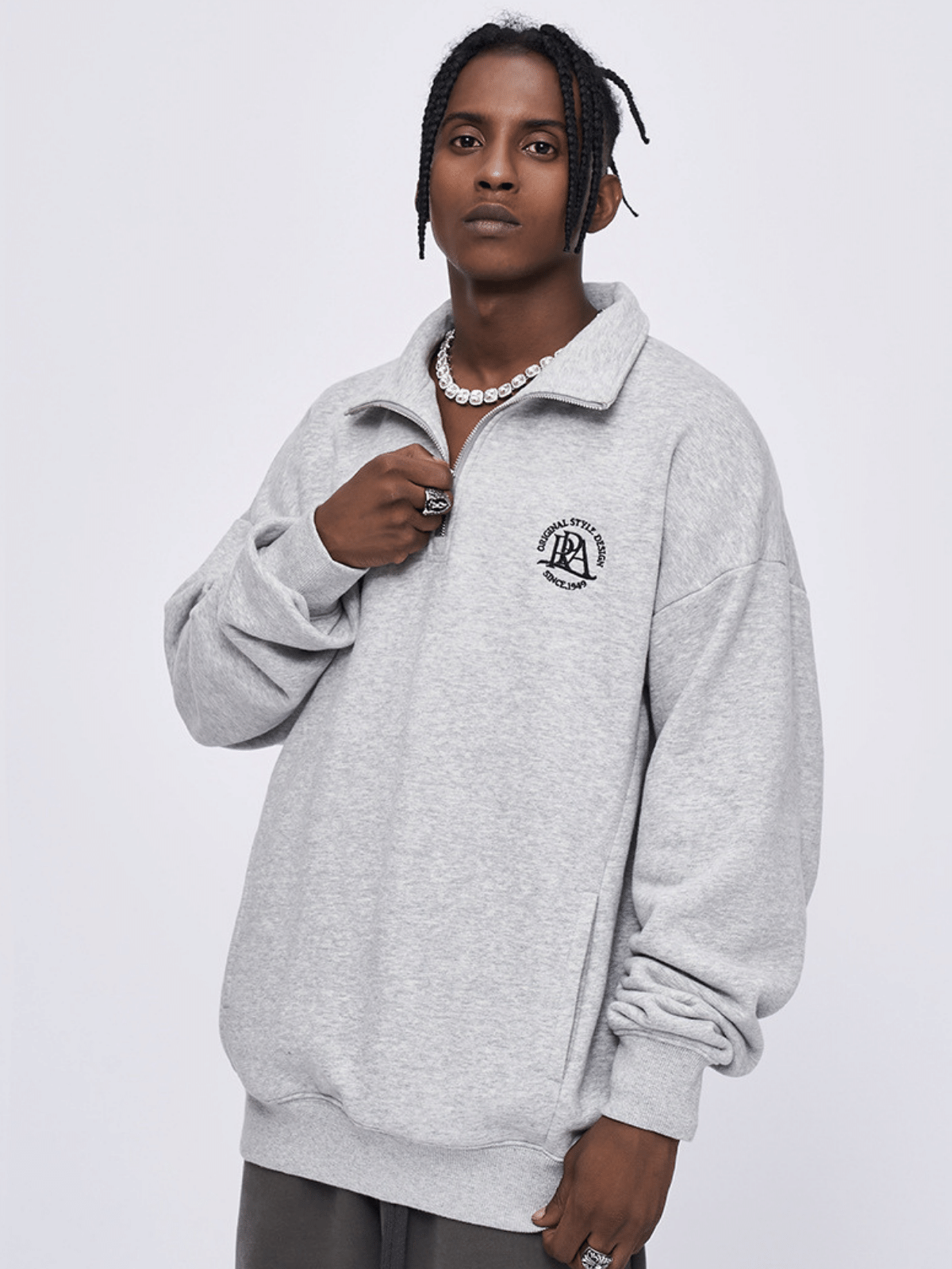 WORKIE - Oversized Polo Hoodie | TEENWEAR.EU