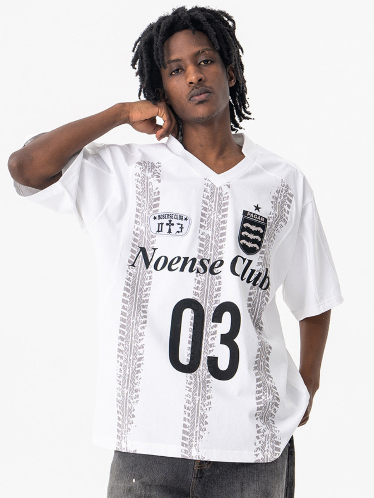 NOENSE - Oversized Print Jersey T-Shirt | TEENWEAR.EU