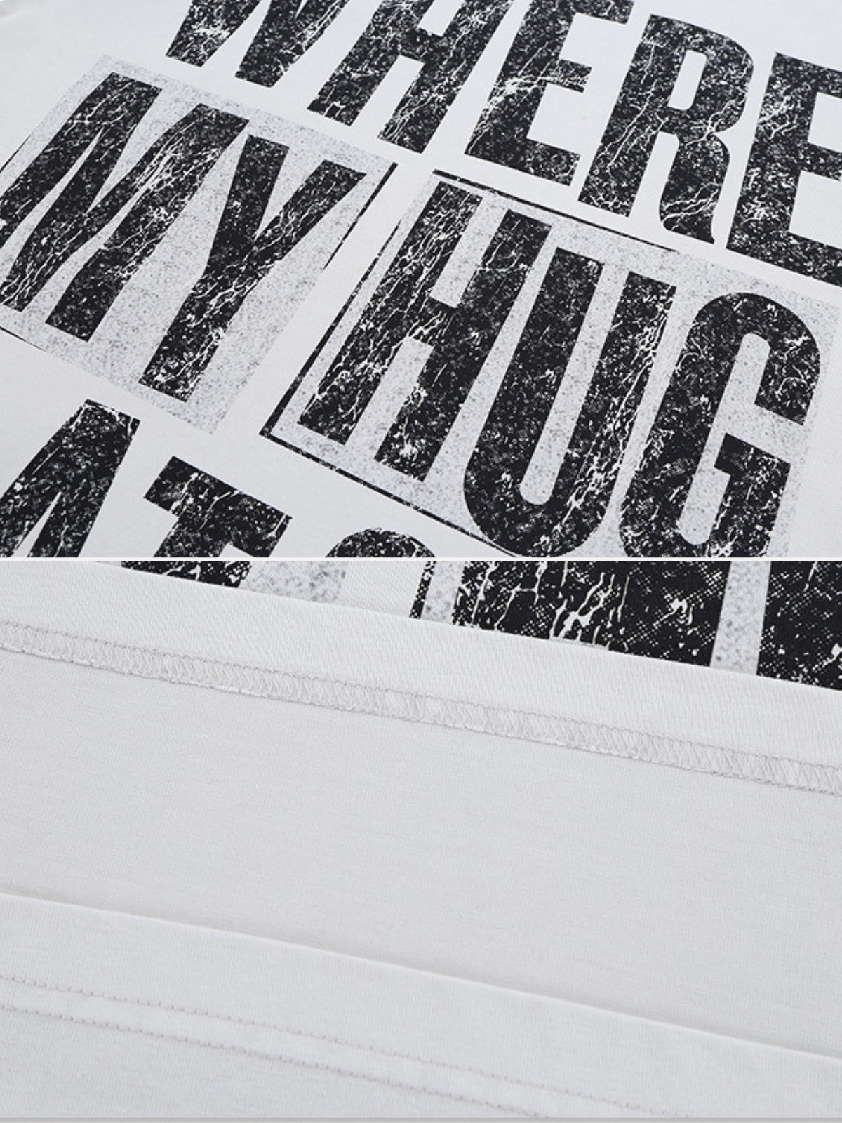 HUG AT? - Oversized Print T-Shirt | TEENWEAR.EU