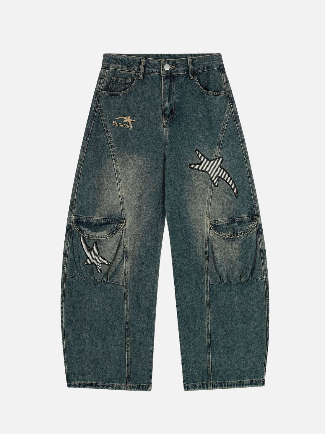 FALSTAR - Baggy Graphic Jeans
