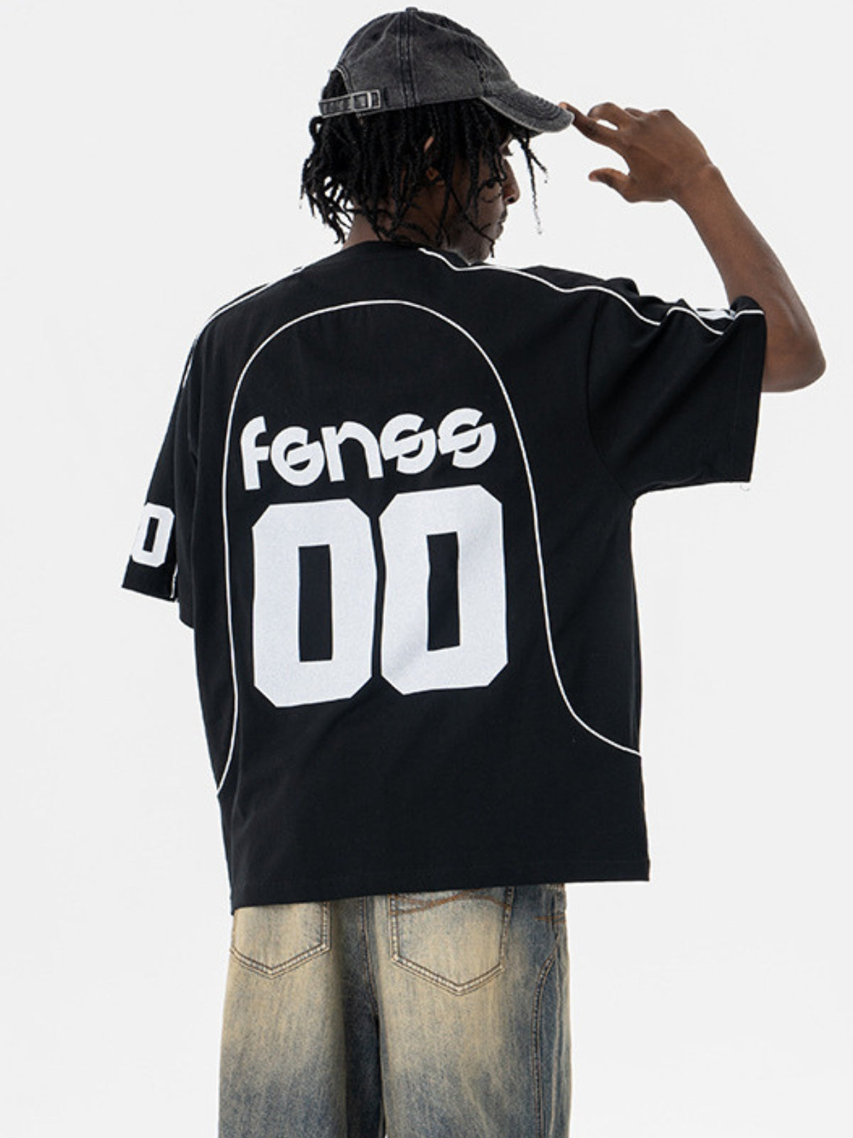 FENSS - Oversized Print Jersey T-Shirt | TEENWEAR.EU