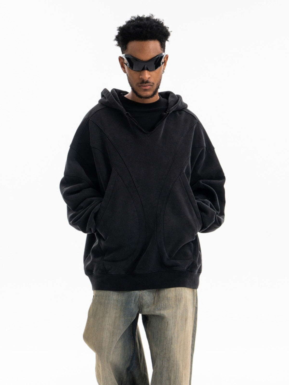 GANGIE - Oversized Basic Hoodie | TEENWEAR.EU
