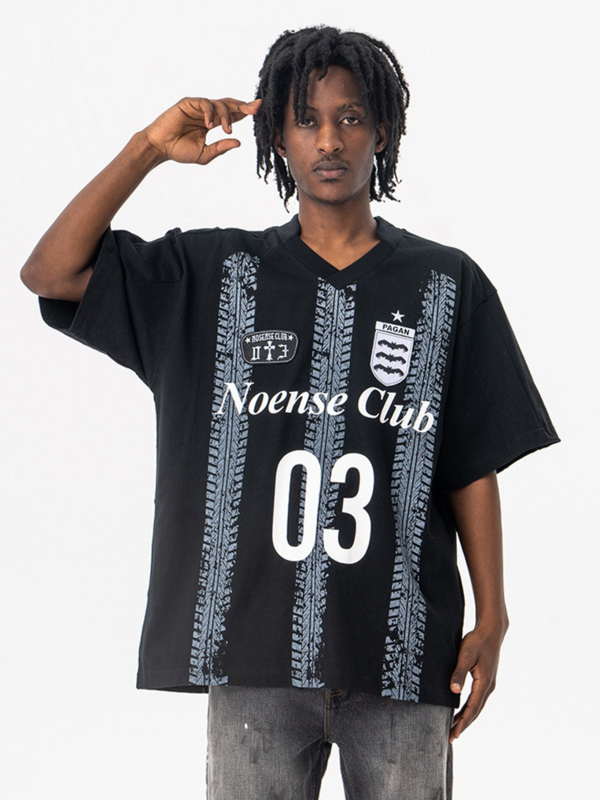 NOENSE - Oversized Print Jersey T-Shirt | TEENWEAR.EU
