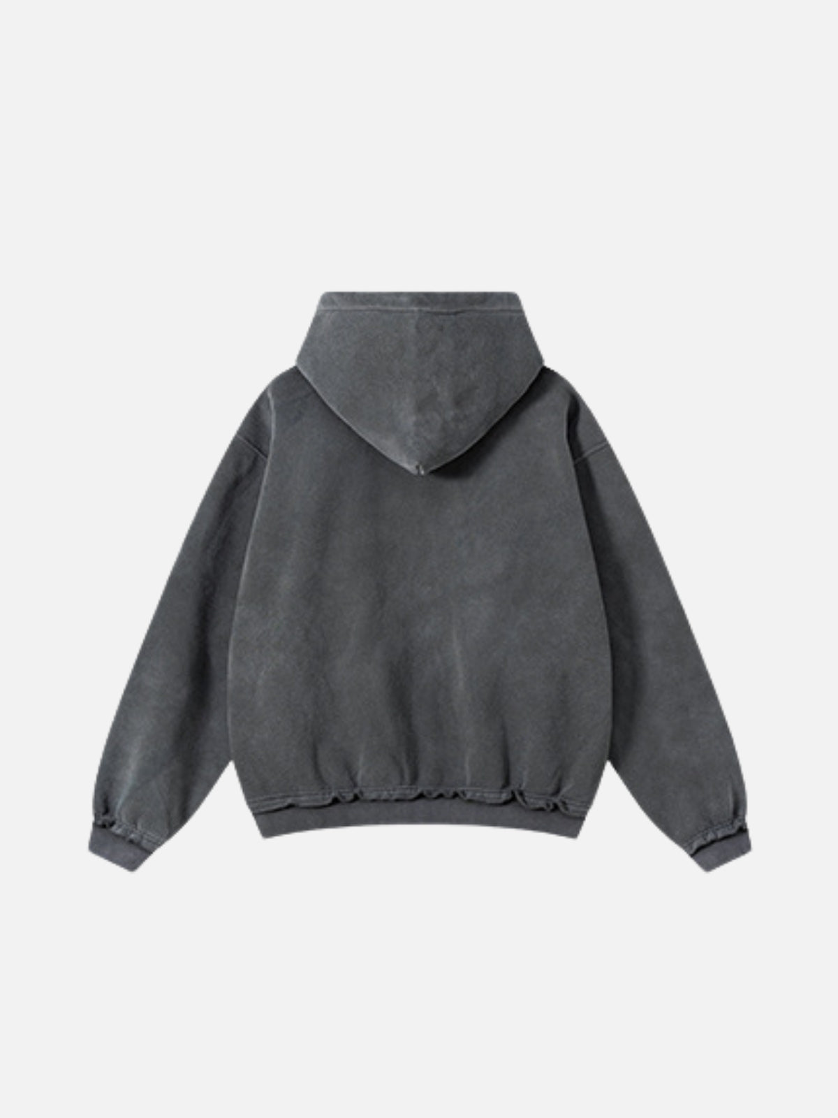 LICENSE - Oversized Print Zip Up Hoodie