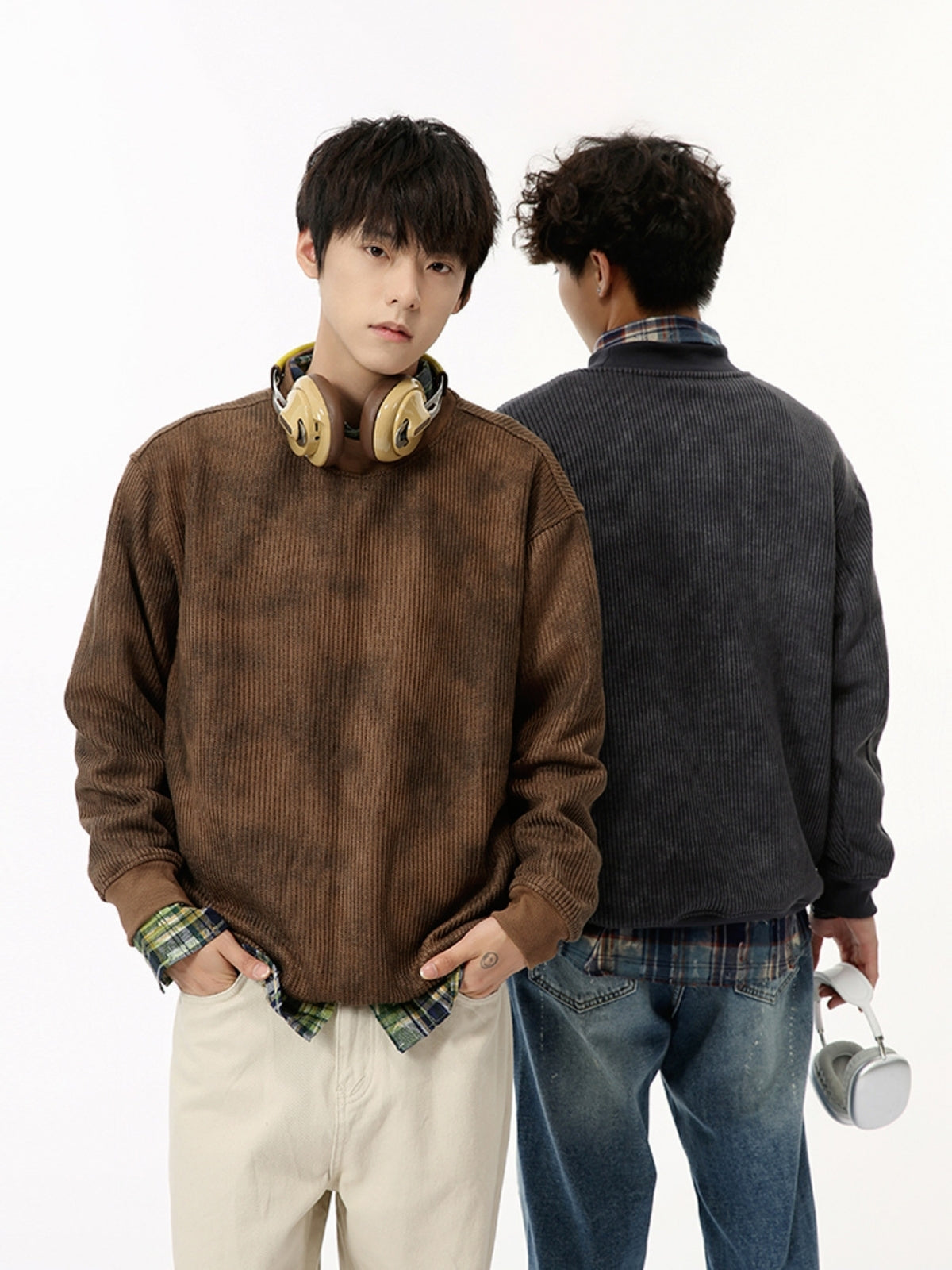 DZUSIK - Oversized Basic Sweater | TEENWEAR.EU