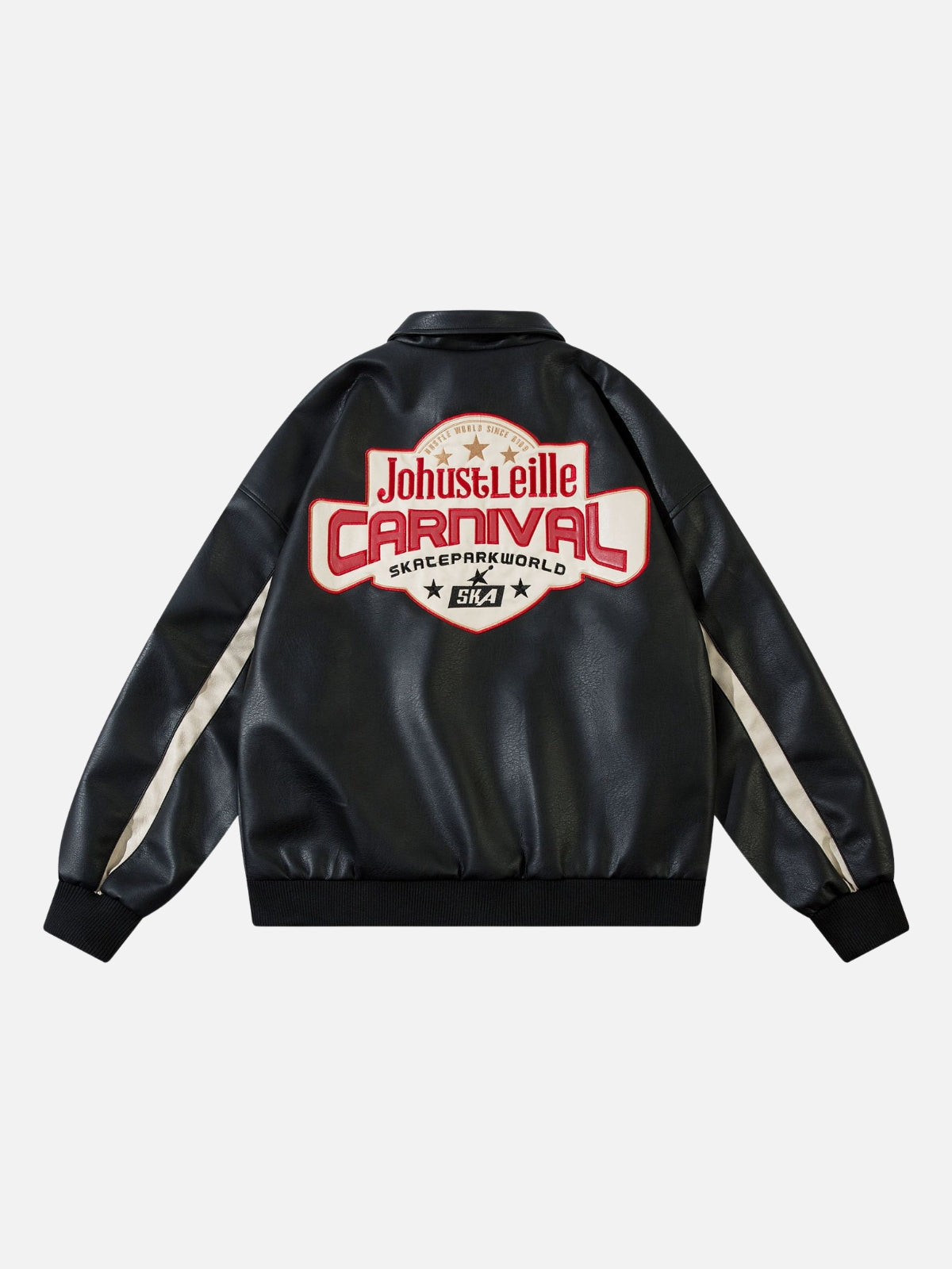 CARNIVAL - Leather Graphic Racing Jacket | TEENWEAR.EU