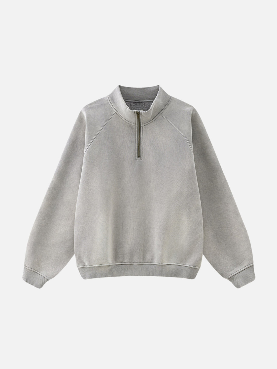 DERNIO - Oversized Hooded Polo Shirt Grey | TEENWEAR.EU