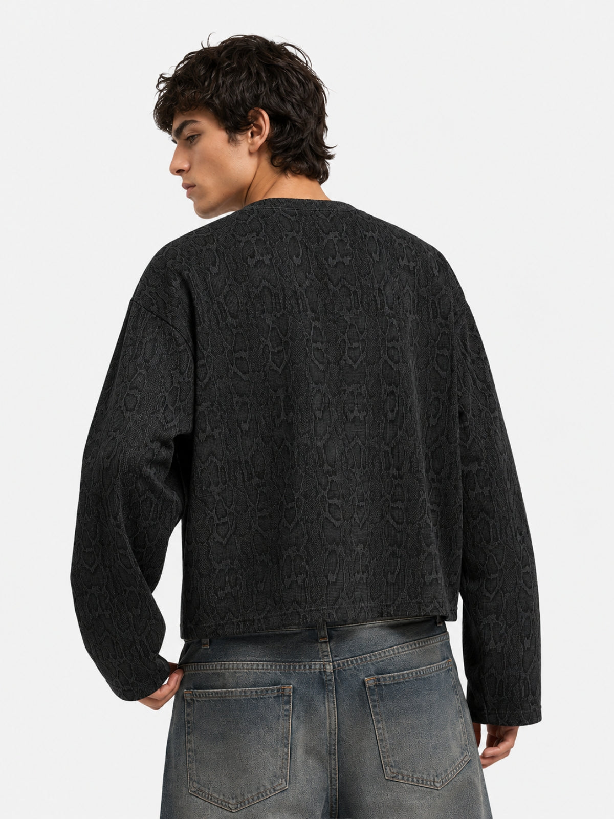 LEOPARDI - Long Sleeve Basic T-Shirt