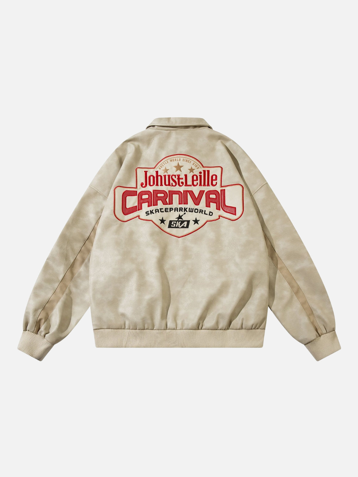 CARNIVAL - Leather Graphic Racing Jacket | TEENWEAR.EU