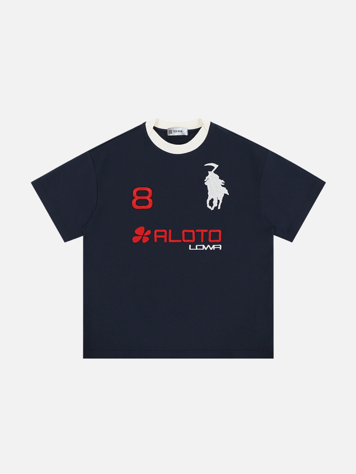 ALOTO - Oversized Print T-Shirt Blue | TEENWEAR.EU