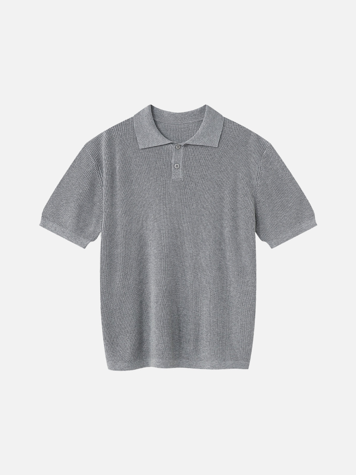 GOMB - Relaxed Basic Polo Shirt Grey | TEENWEAR.EU